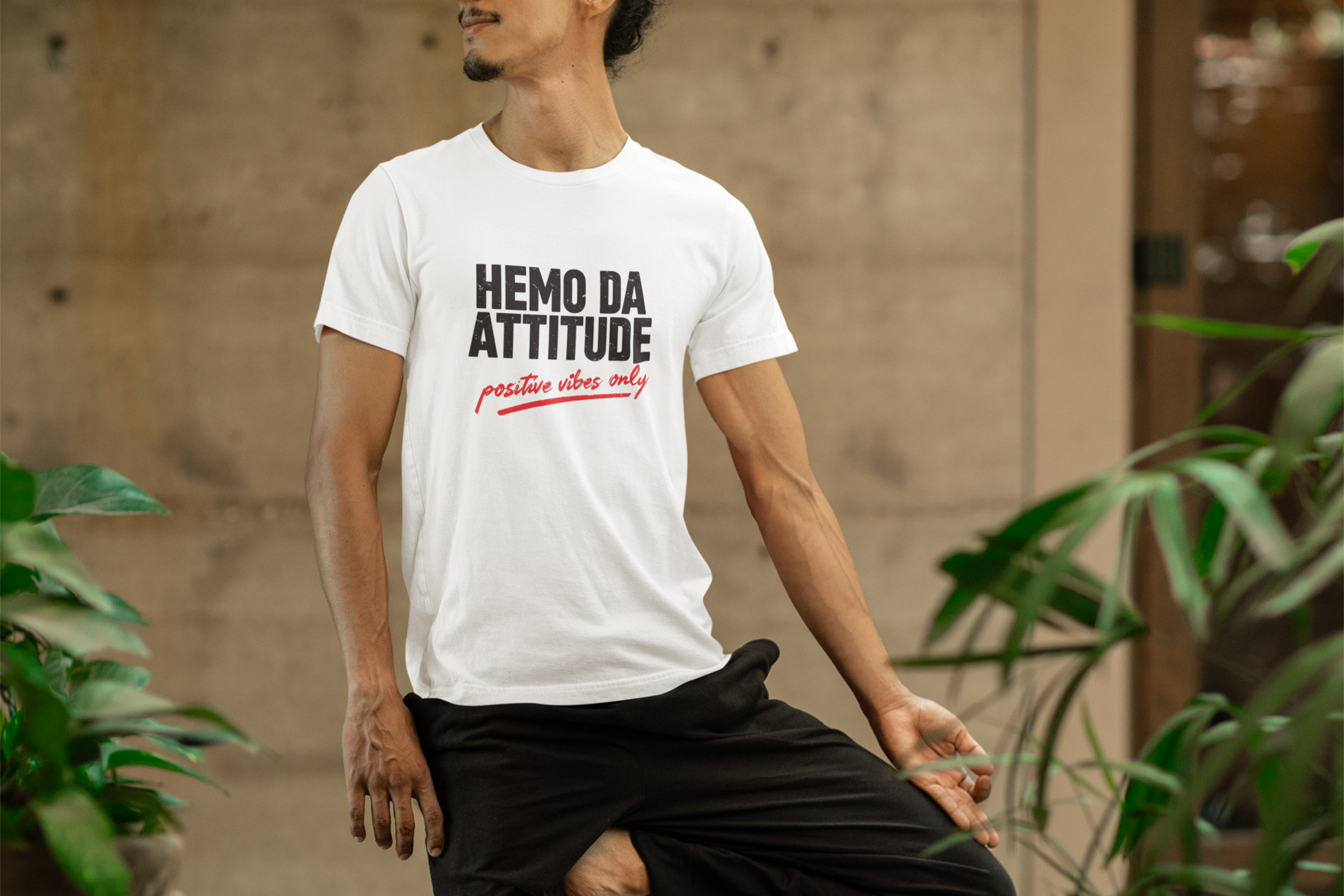 Hemo Da Attitude Positive Vibes Hawaii Pidgin Unisex Softstyle T-Shirt product thumbnail image
