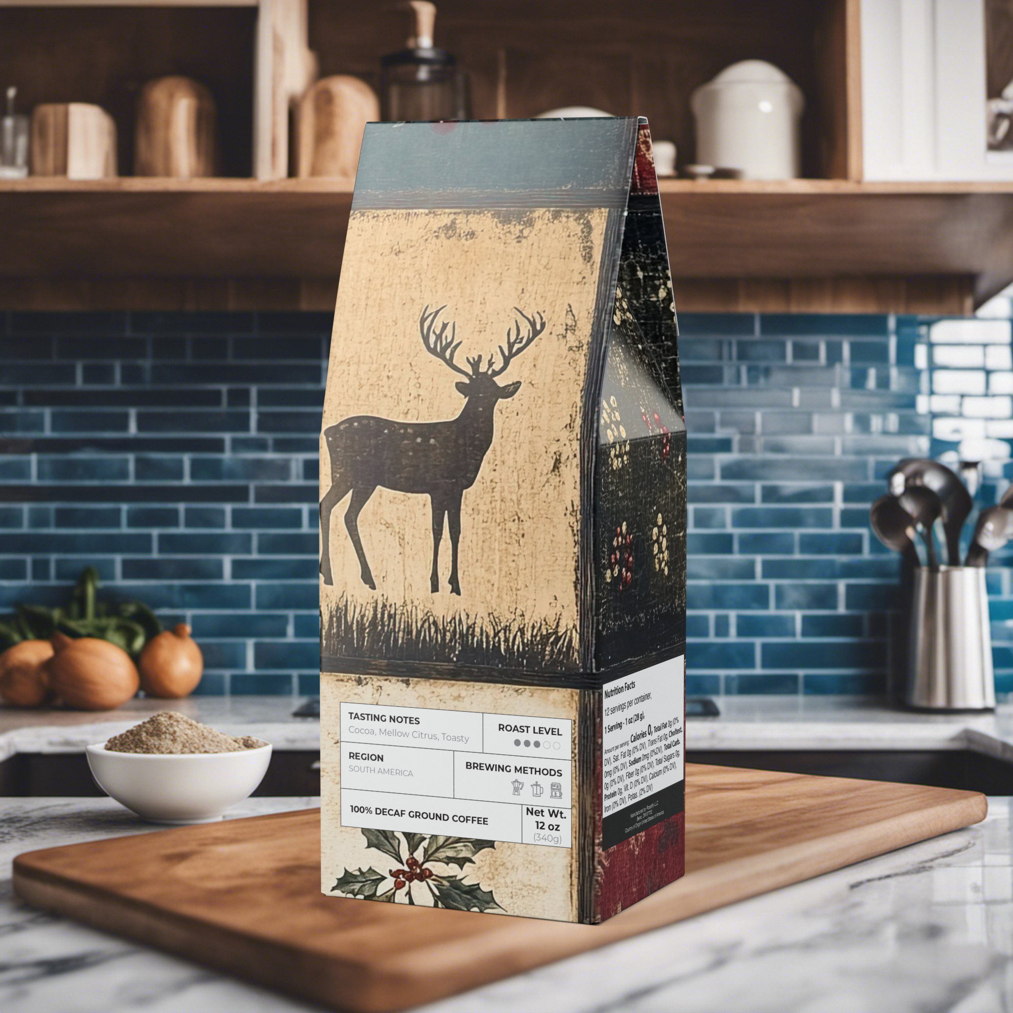 Trapper Peak Decaf Coffee Blend (Medium Roast)-Ships in USA and Canada only product thumbnail image Trapper Peak Decaf Coffee Blend (Medium Roast)-Ships in USA and Canada only product thumbnail image