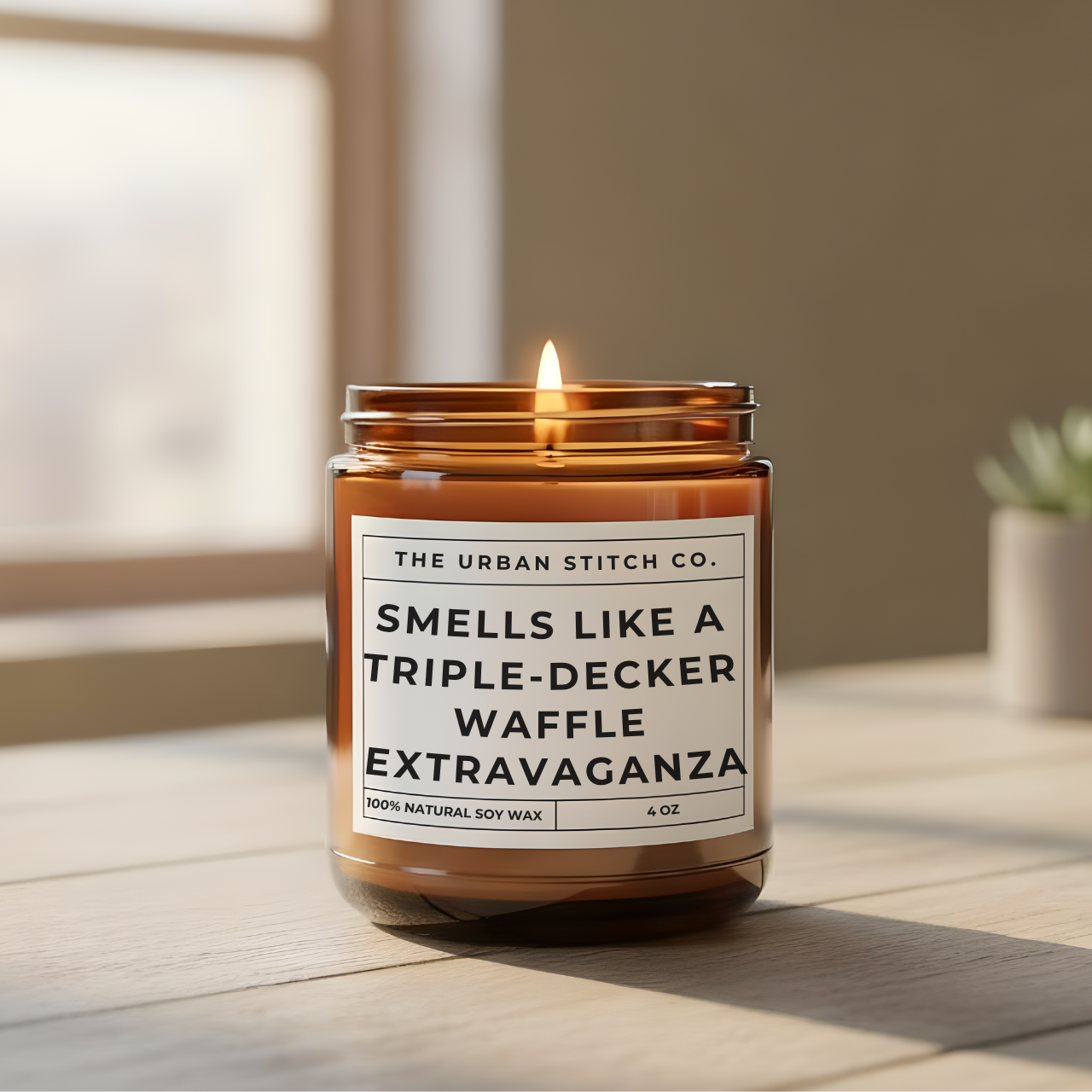 Smells Like A Triple-Decker Waffle Extravaganza Candle | Soy Candle