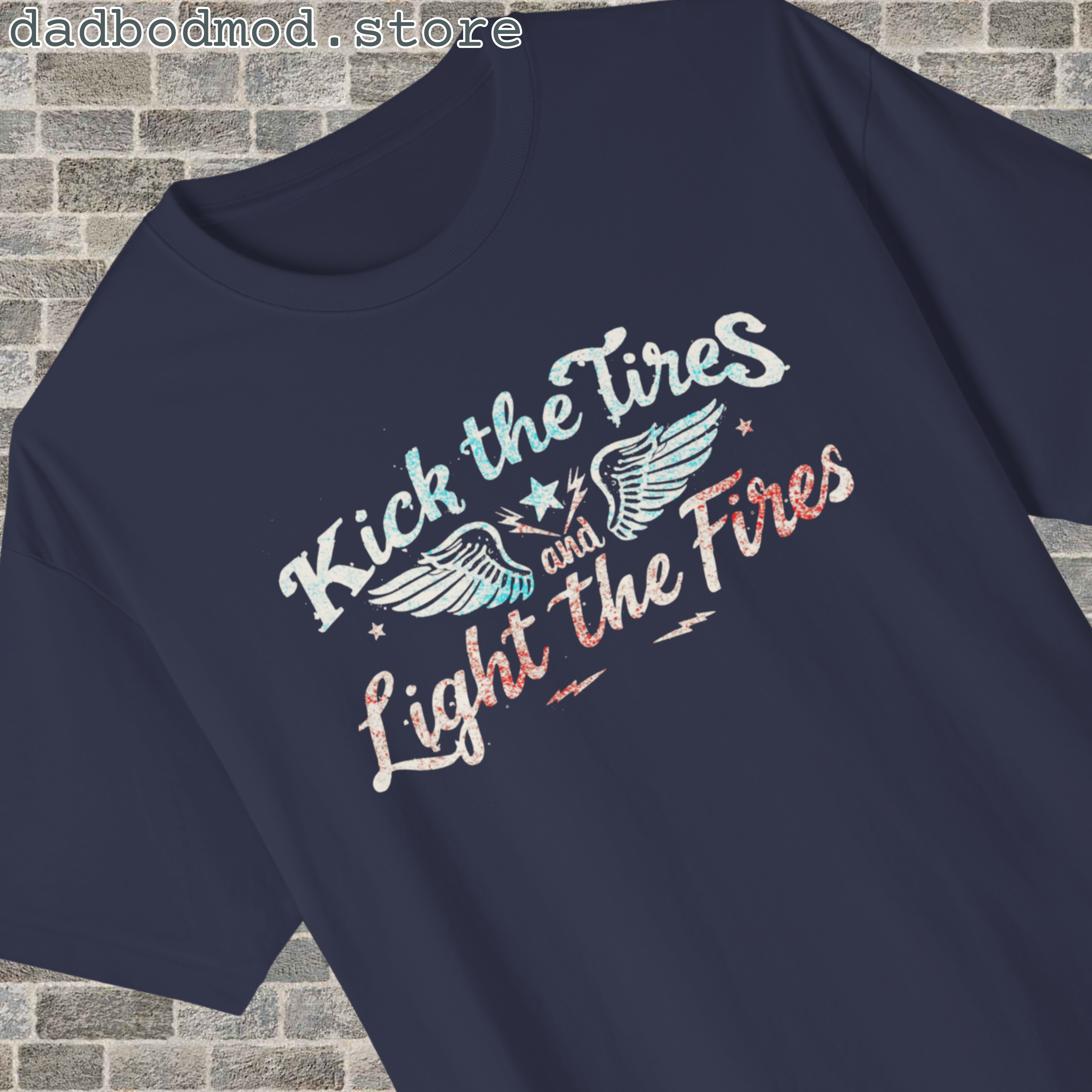 Kick the Tires and Light the Fires Oversized Tee product thumbnail image