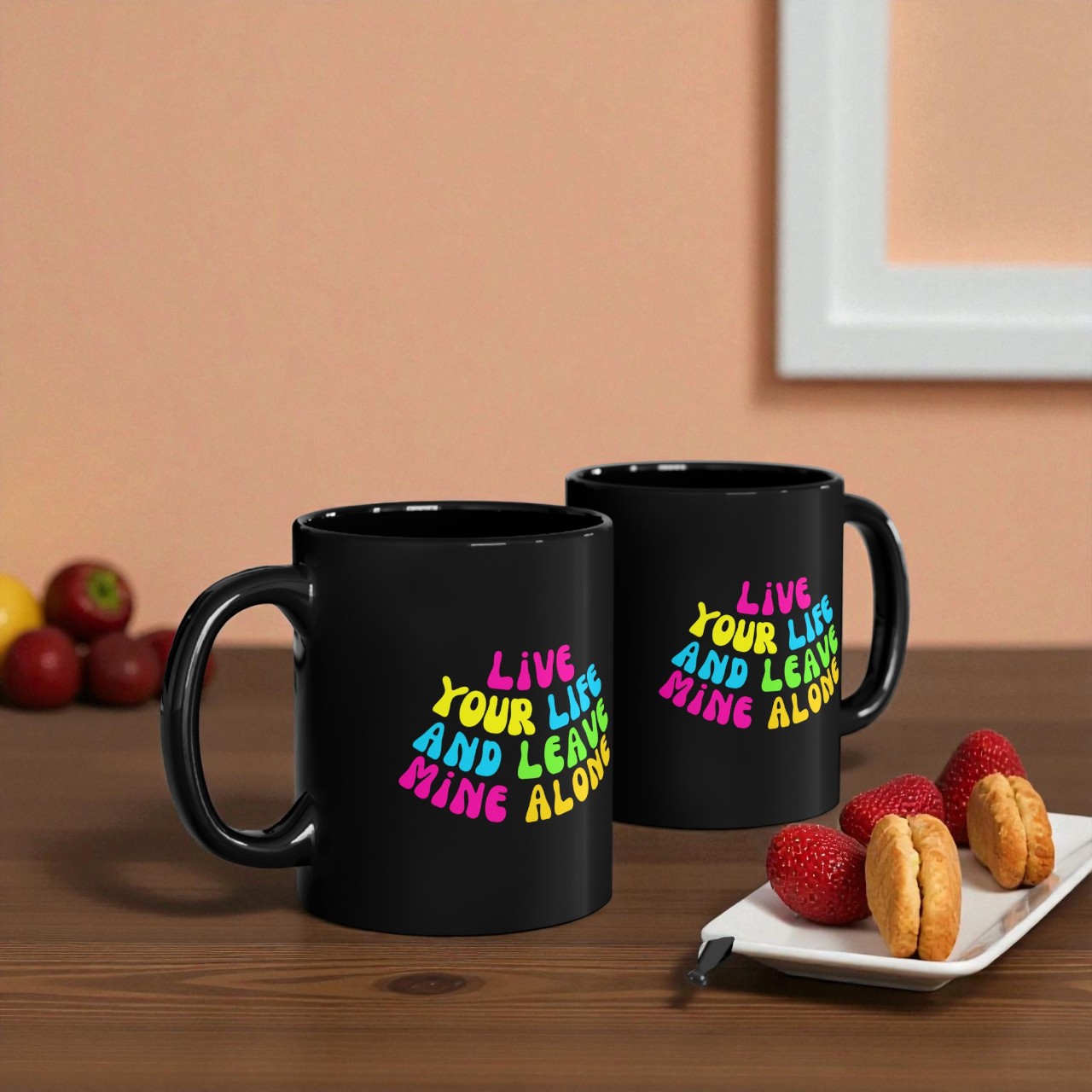 Live Your Life  (Ice Cream)11oz Black Mug product thumbnail image