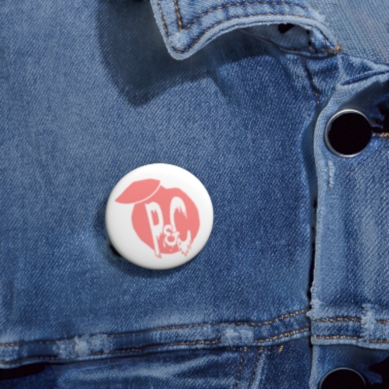 P&C Pink Logo Pin Buttons product thumbnail image P&C Pink Logo Pin Buttons product thumbnail image