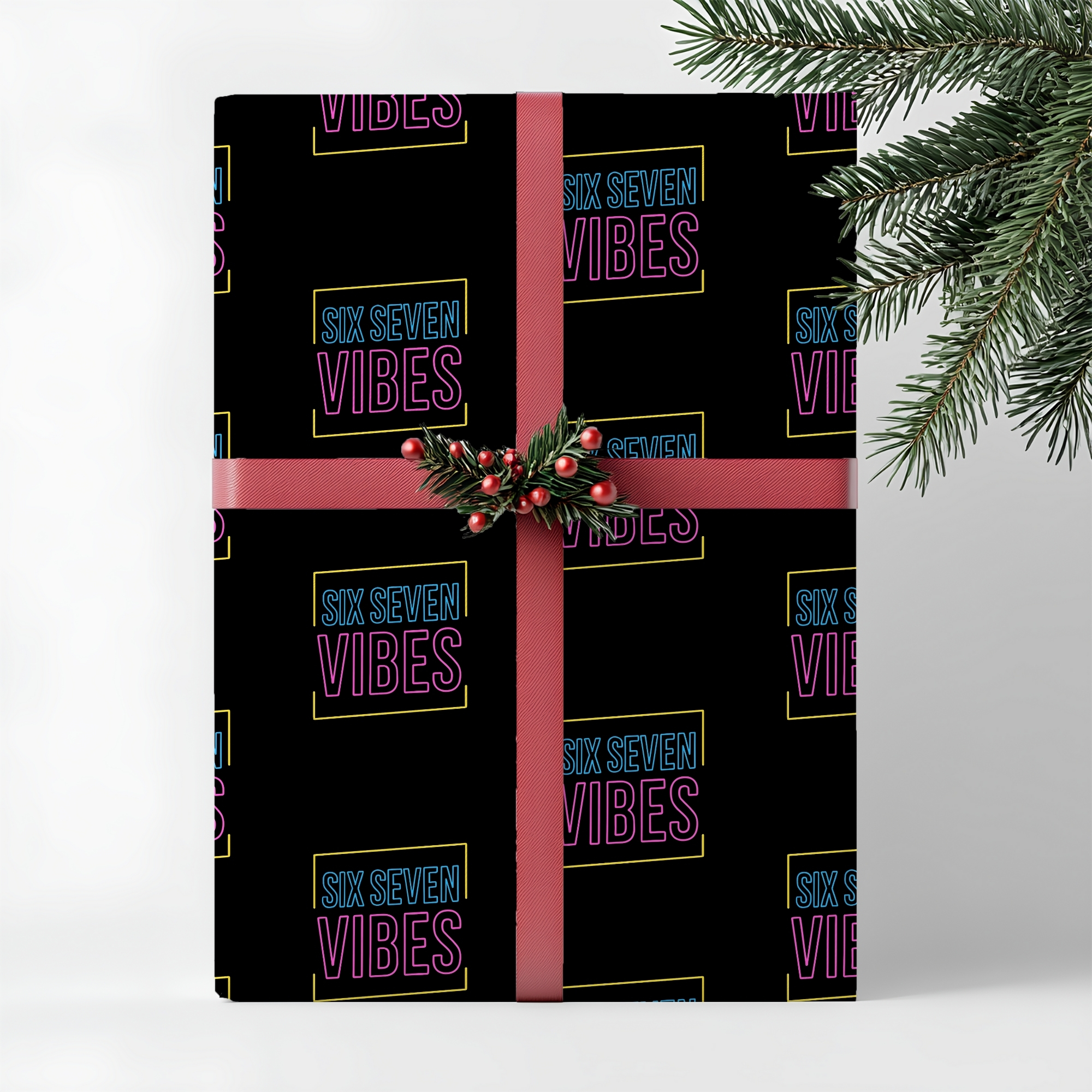 67 Wrapping Paper Six Seven Gift Wrap product thumbnail image 67 Wrapping Paper Six Seven Gift Wrap product thumbnail image