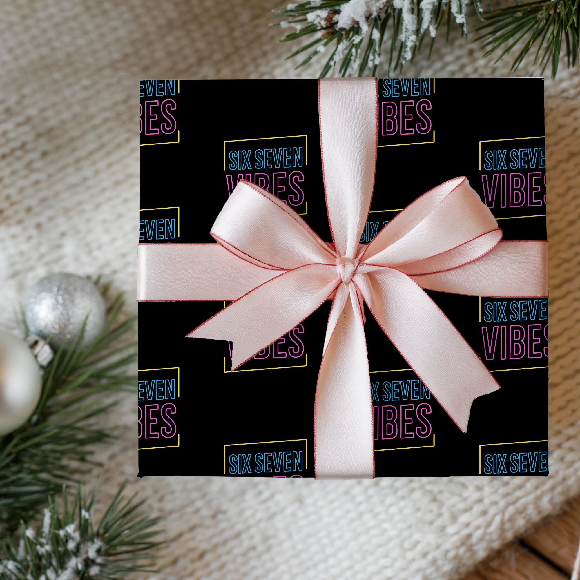 67 Wrapping Paper Six Seven Gift Wrap product thumbnail image 67 Wrapping Paper Six Seven Gift Wrap product thumbnail image