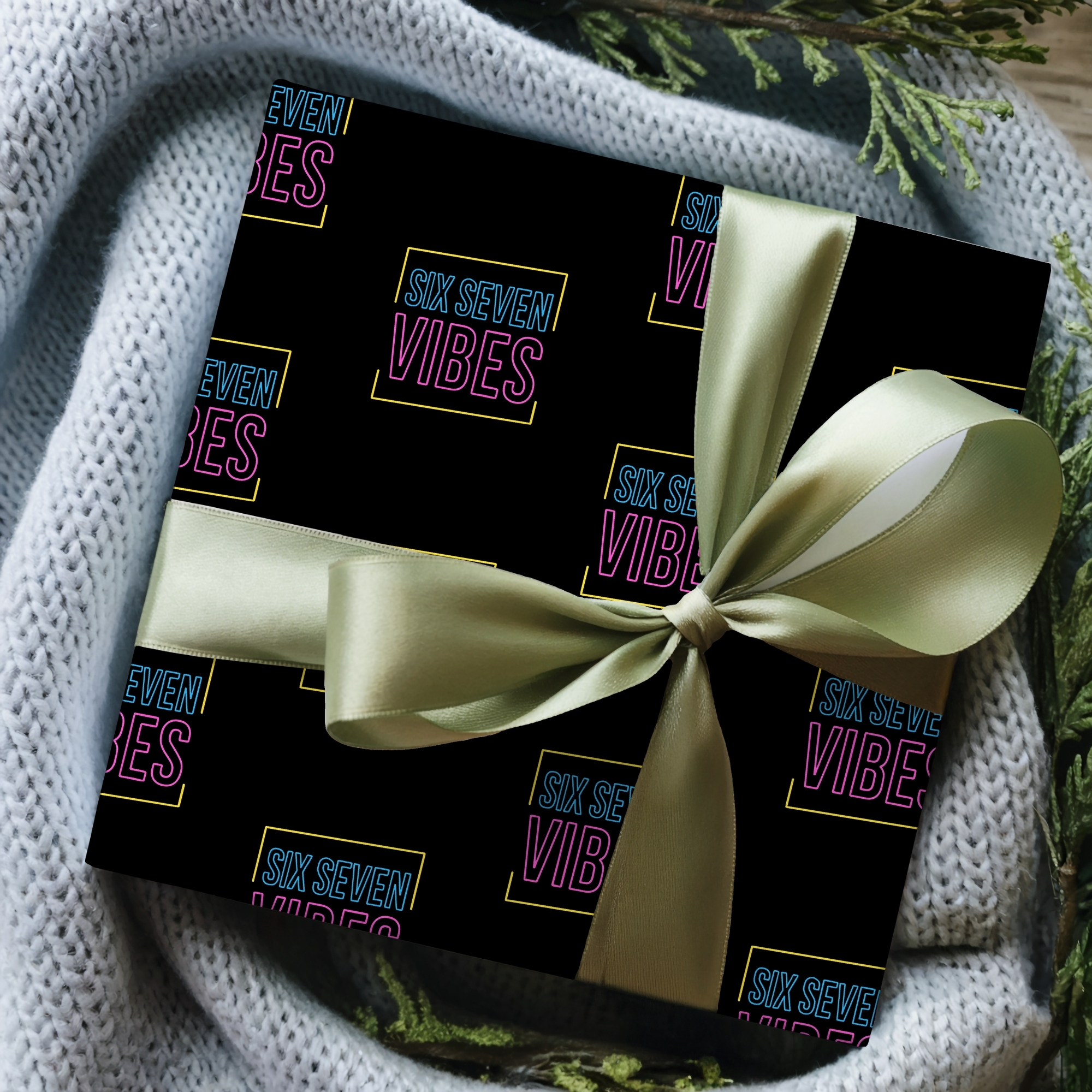 67 Wrapping Paper Six Seven Gift Wrap 