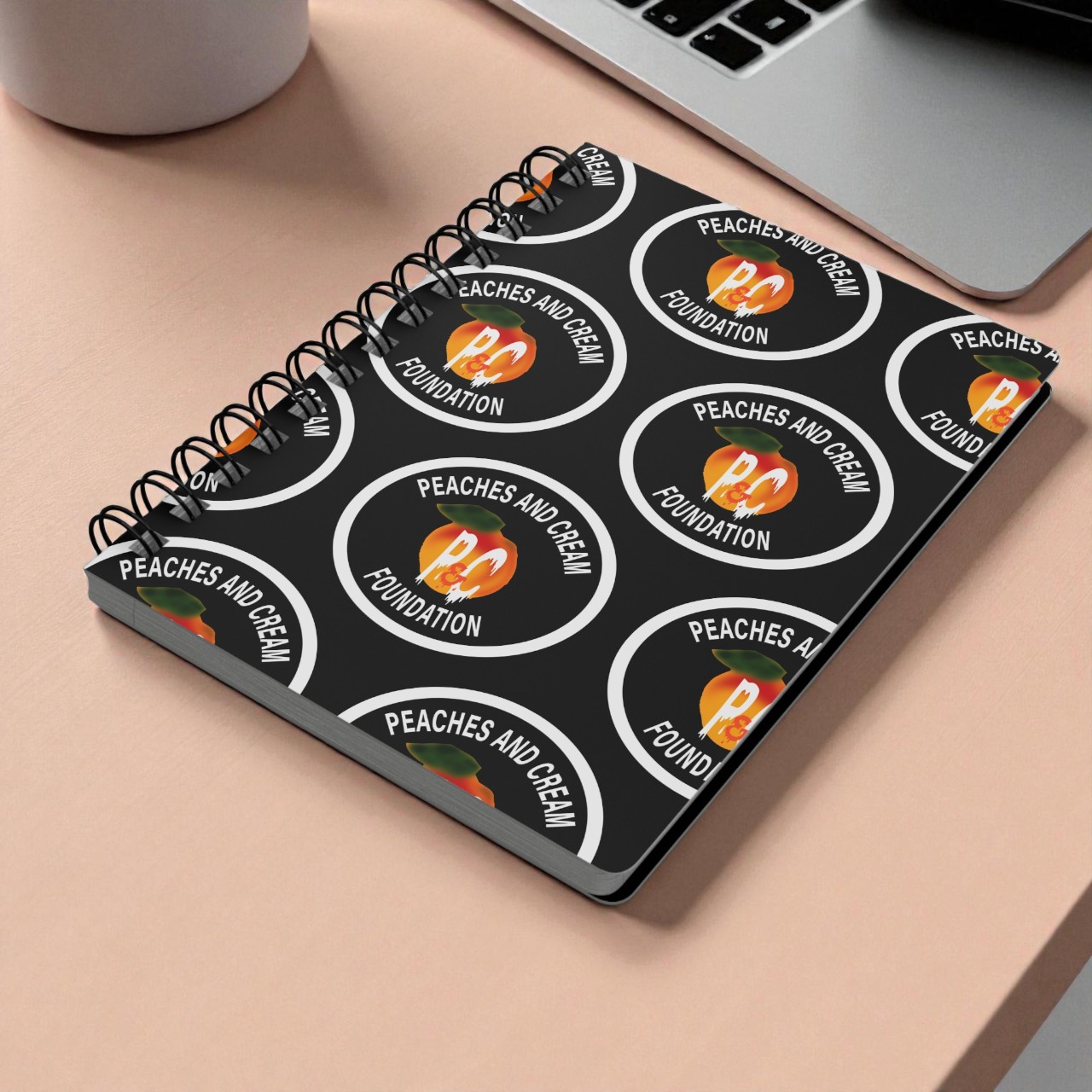 PNCF White Outline Logo Spiral Bound Journal product thumbnail image