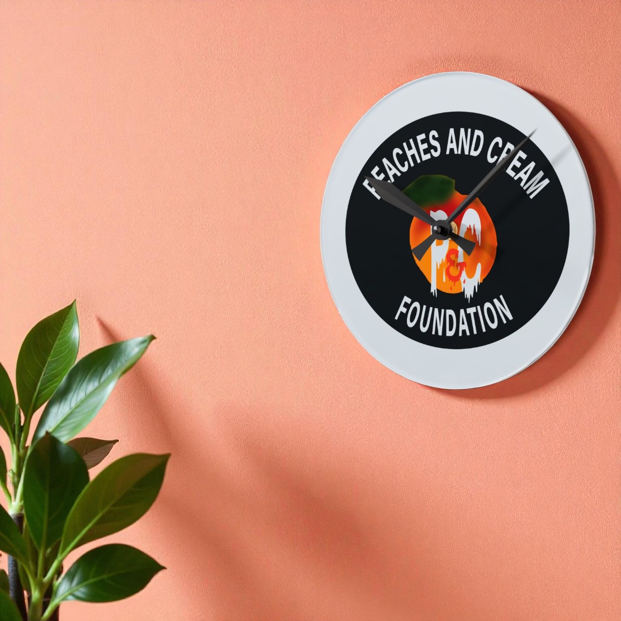 PNCF White Outline Logo Acrylic Wall Clock product thumbnail image PNCF White Outline Logo Acrylic Wall Clock product thumbnail image