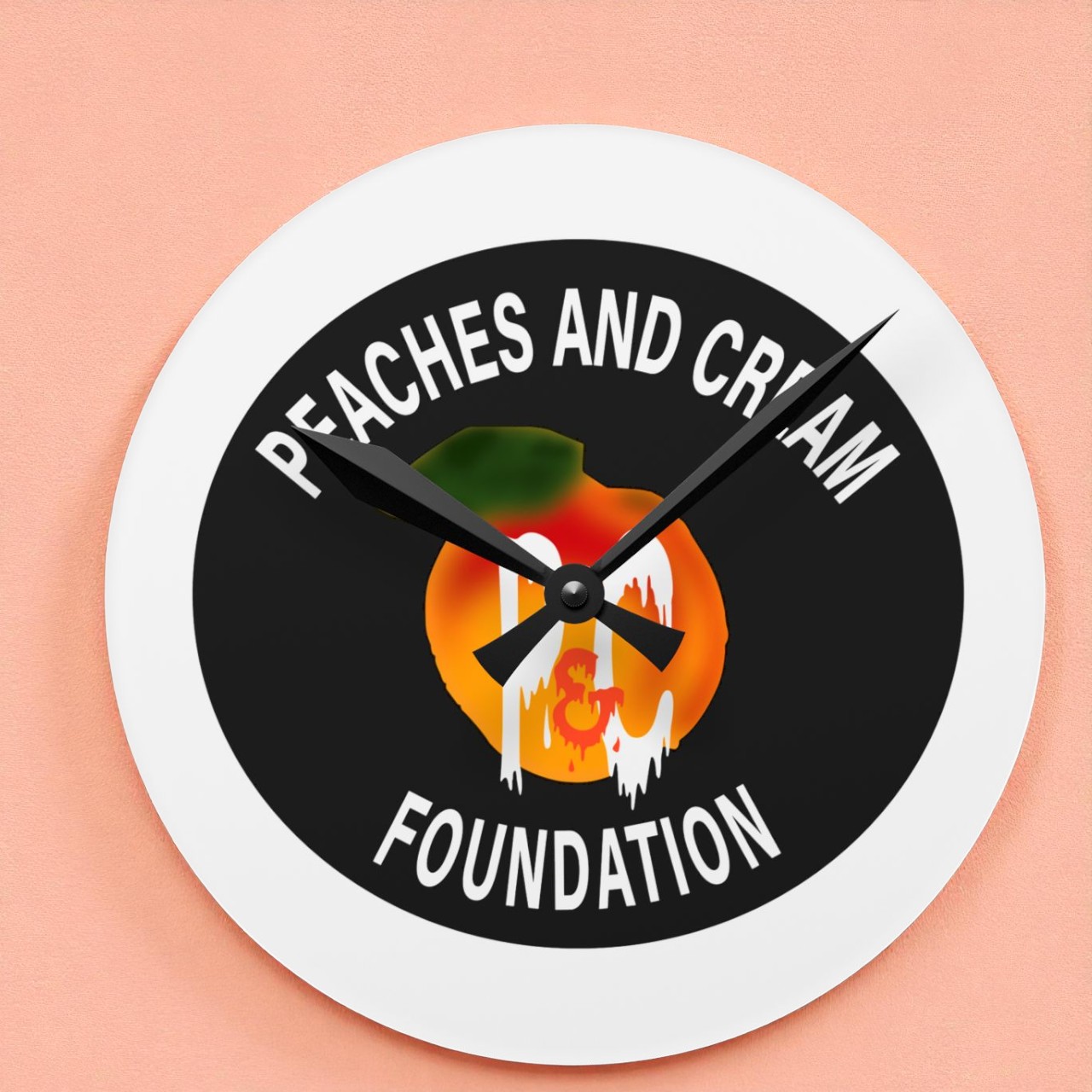 PNCF White Outline Logo Acrylic Wall Clock product thumbnail image PNCF White Outline Logo Acrylic Wall Clock product thumbnail image