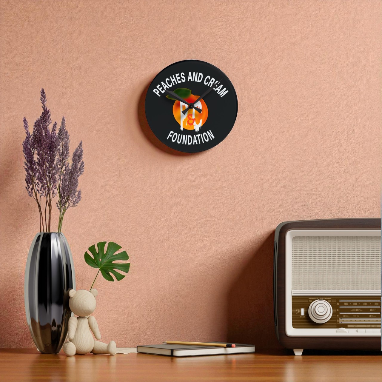 PNCF Logo Acrylic Wall Clock product thumbnail image PNCF Logo Acrylic Wall Clock product thumbnail image