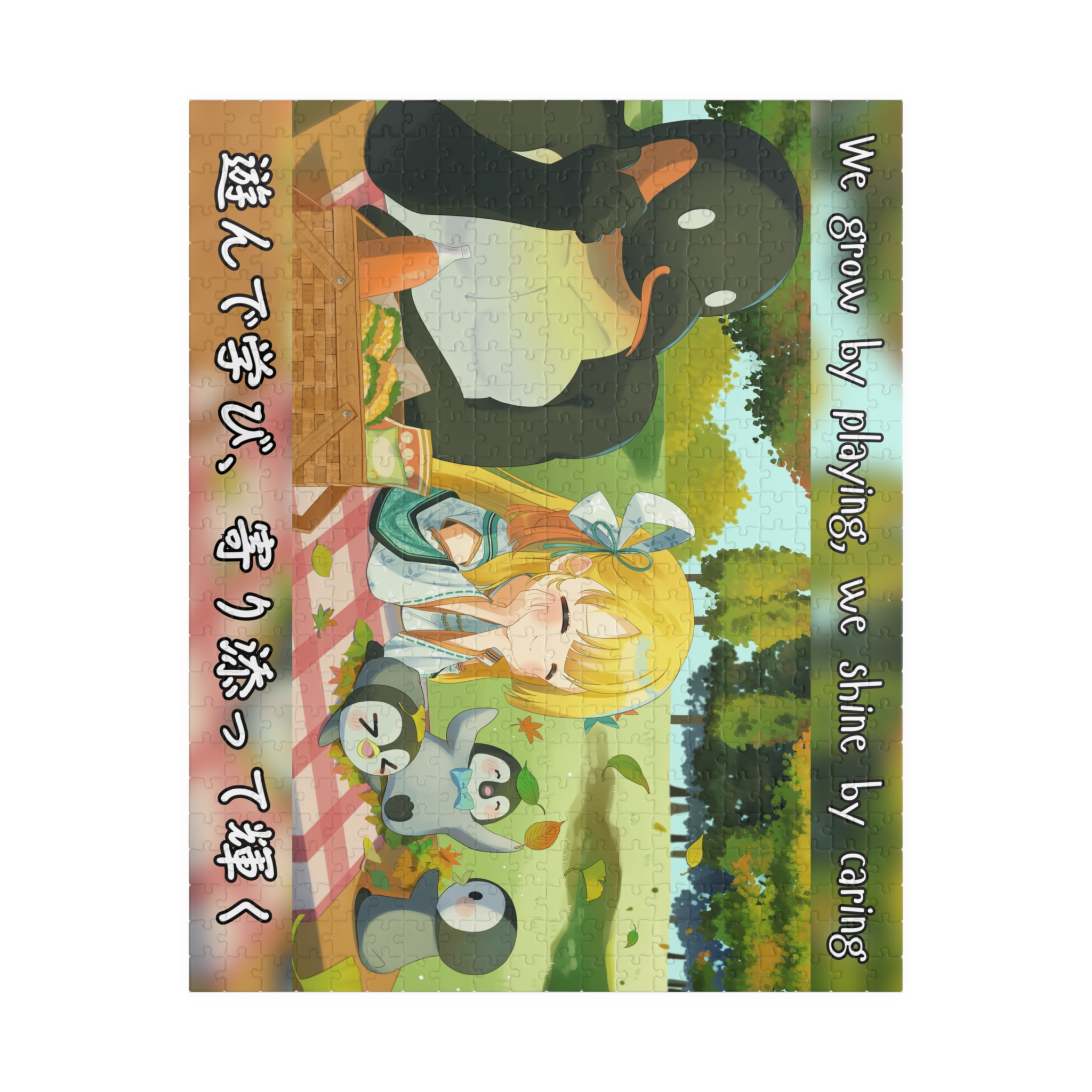 【LIMITED TIME】 Jigsaw Puzzle - "We Grow by Playing, We Shine by Caring" product thumbnail image