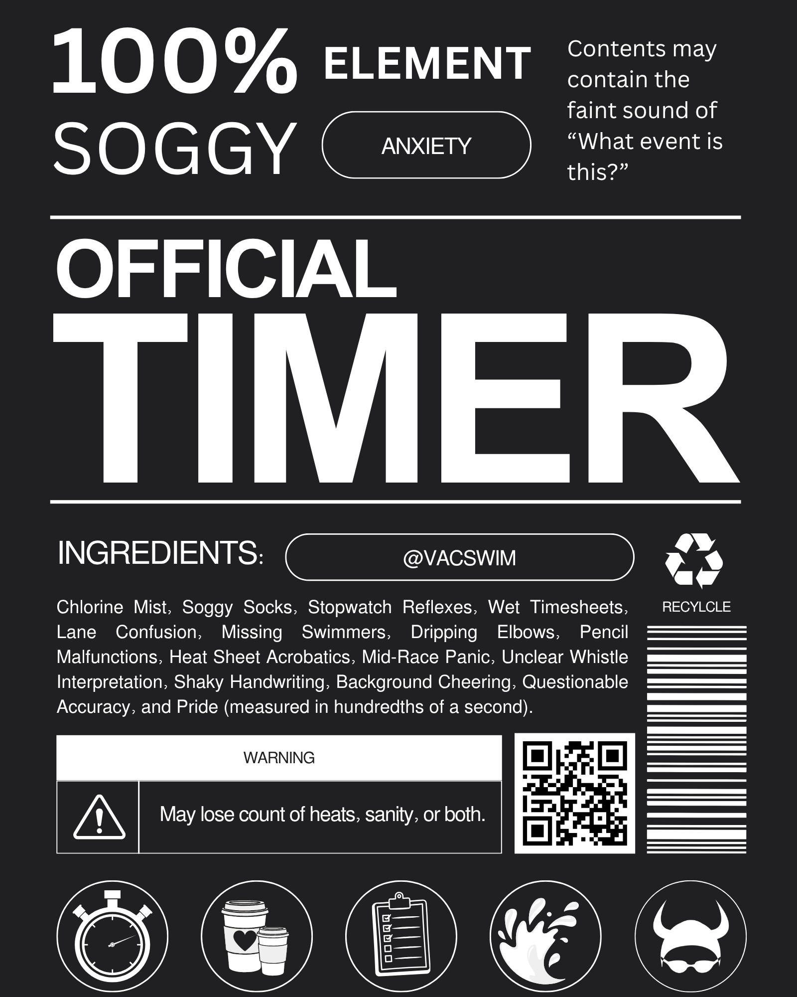 Timer Ingredients - Unisex Tee product thumbnail image Timer Ingredients - Unisex Tee product thumbnail image