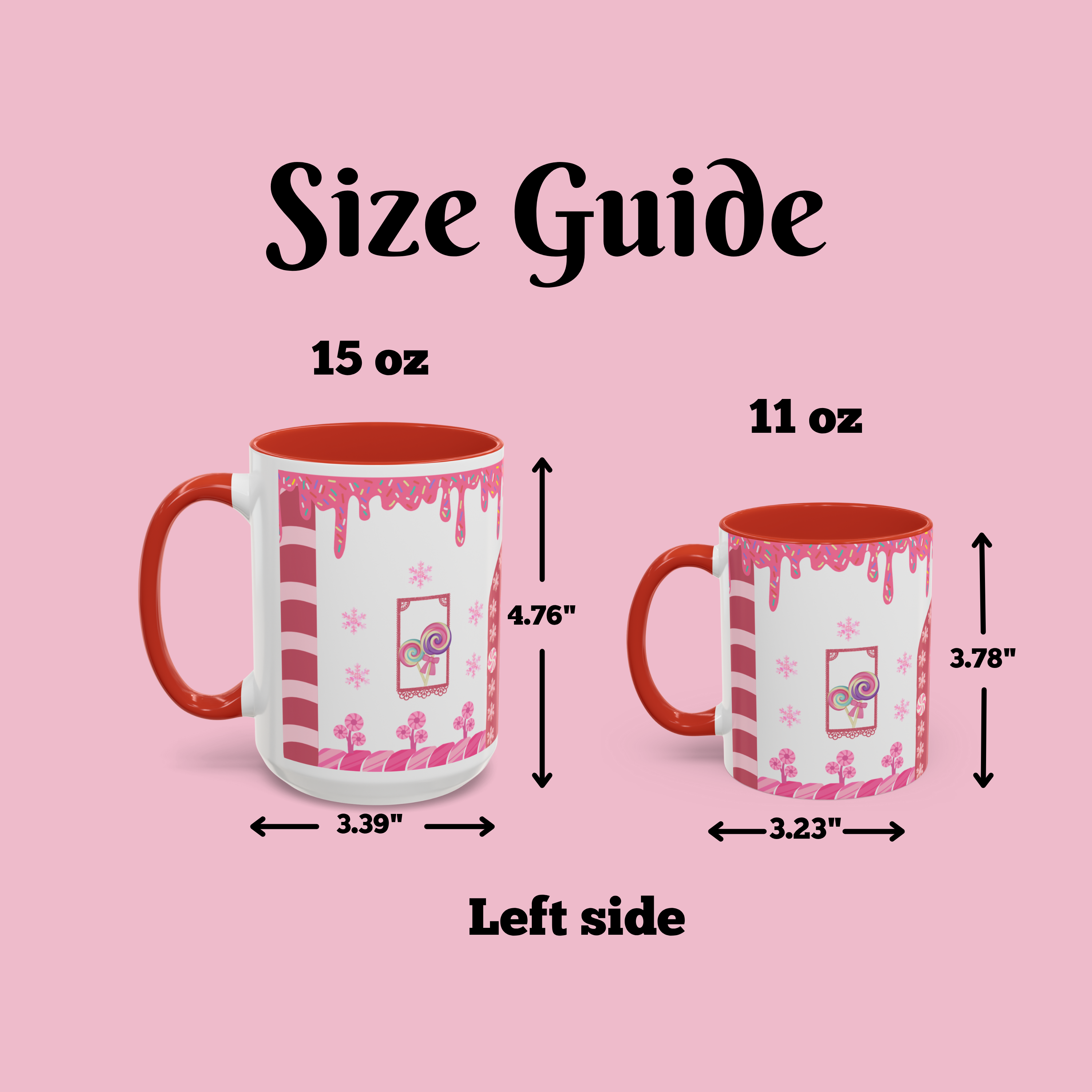 Pink Candy House Coffee Mug | Cute Holiday Wraparound Mug | Sweet Gift for Coffee Lovers product thumbnail image Pink Candy House Coffee Mug | Cute Holiday Wraparound Mug | Sweet Gift for Coffee Lovers product thumbnail image