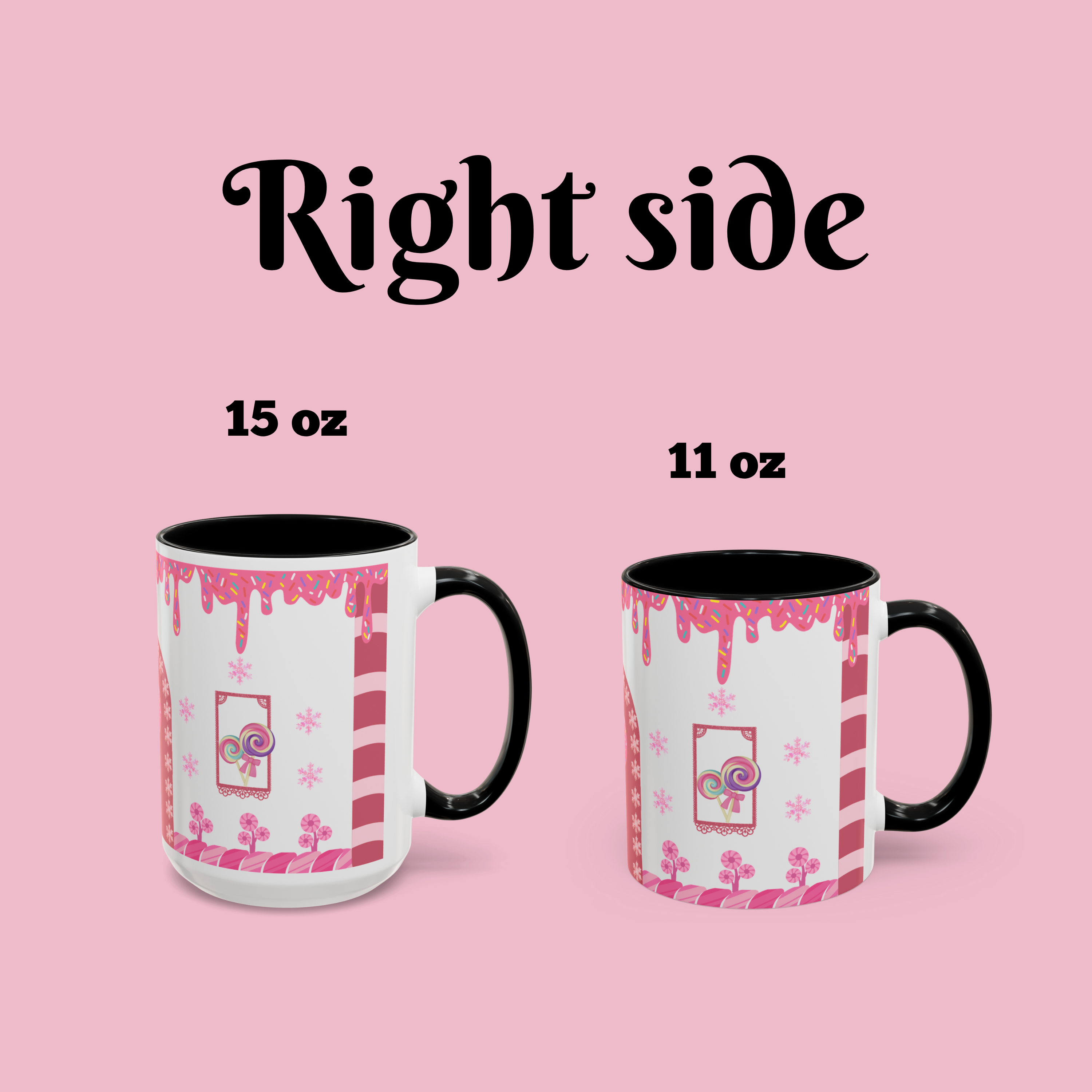 Pink Candy House Coffee Mug | Cute Holiday Wraparound Mug | Sweet Gift for Coffee Lovers product thumbnail image Pink Candy House Coffee Mug | Cute Holiday Wraparound Mug | Sweet Gift for Coffee Lovers product thumbnail image