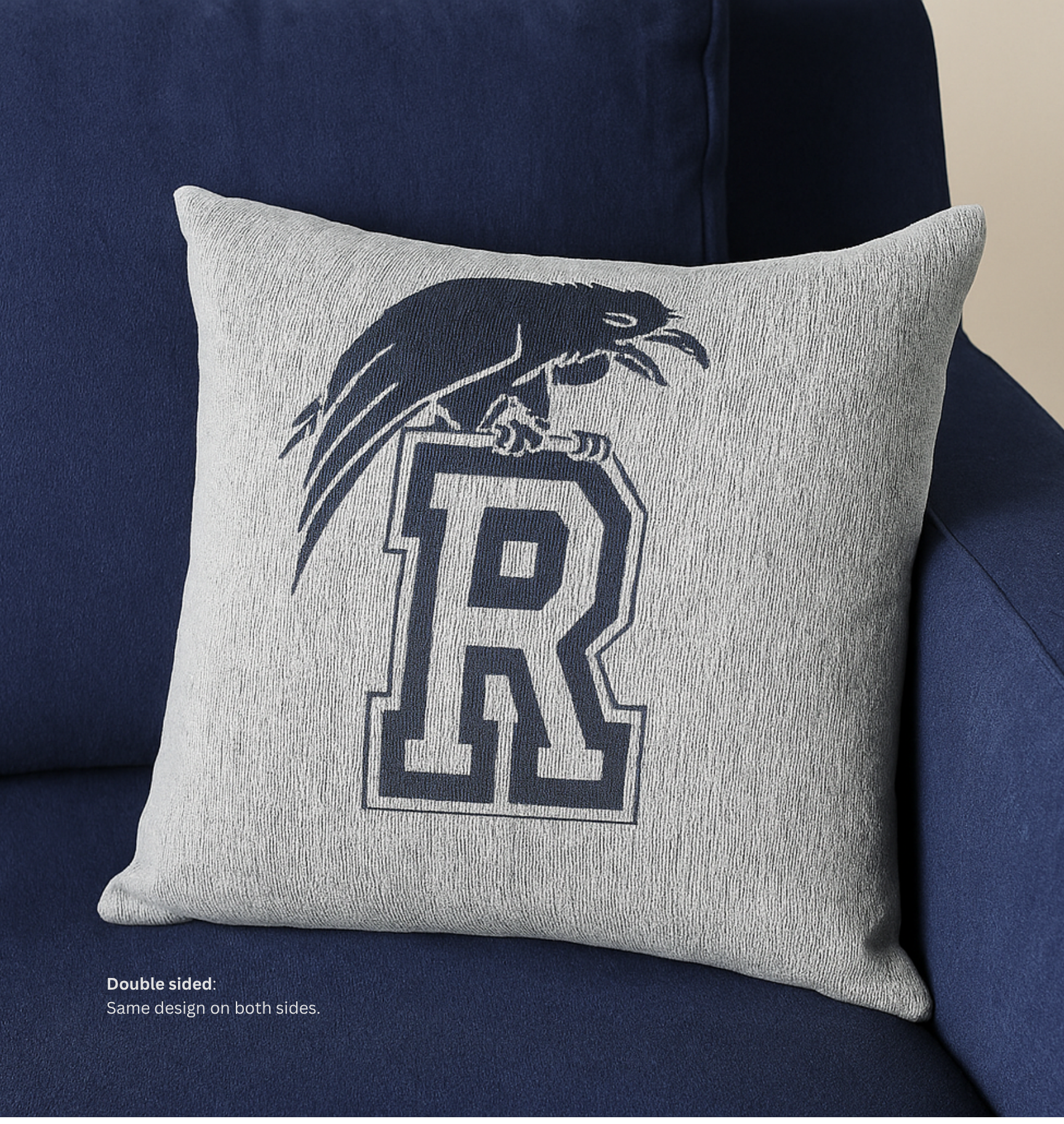 Raven R Woven Pillow | One Tree Hill Inspired