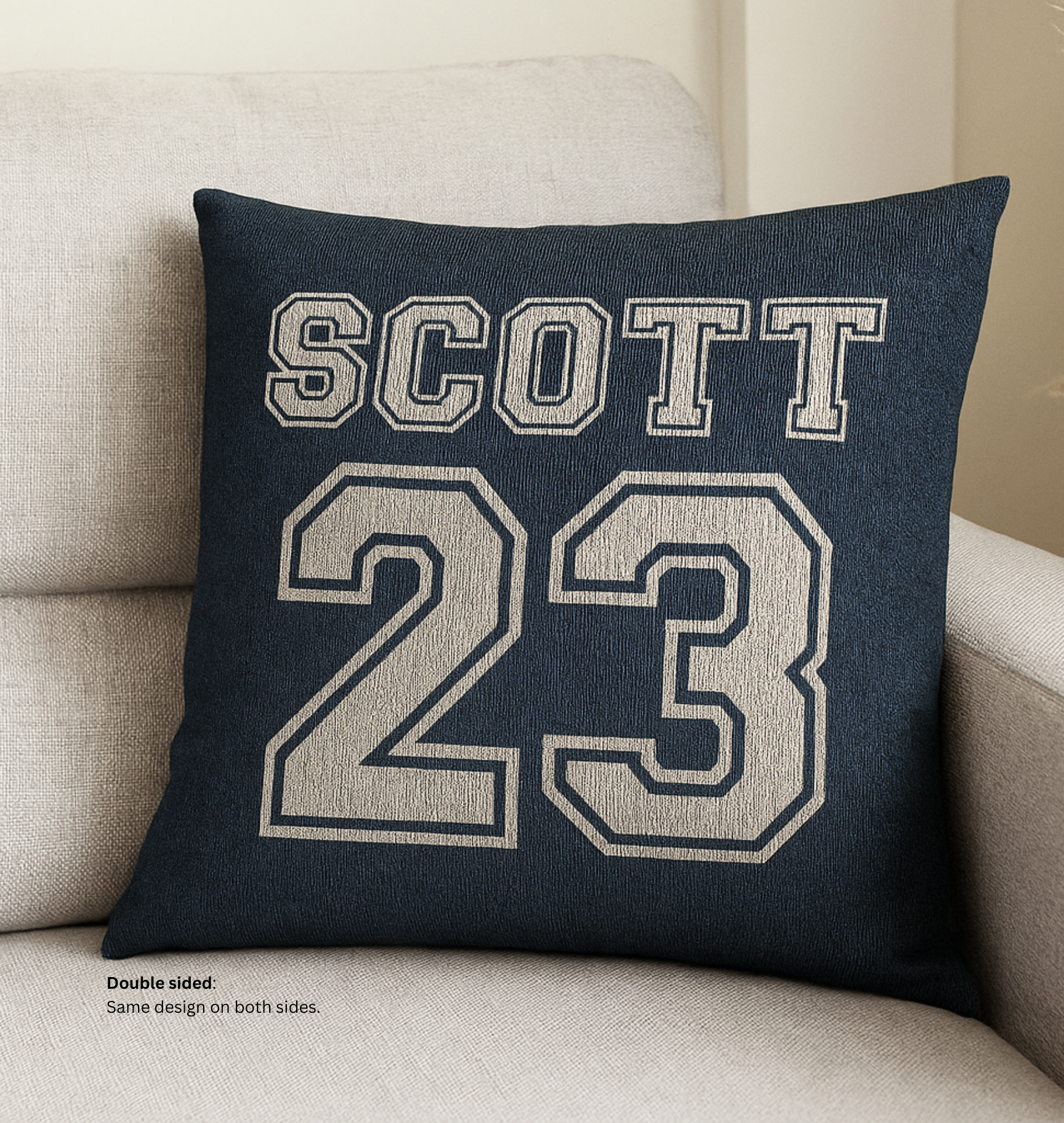 Scott 23 Woven Pillow | One Tree Hill Inspired product thumbnail image