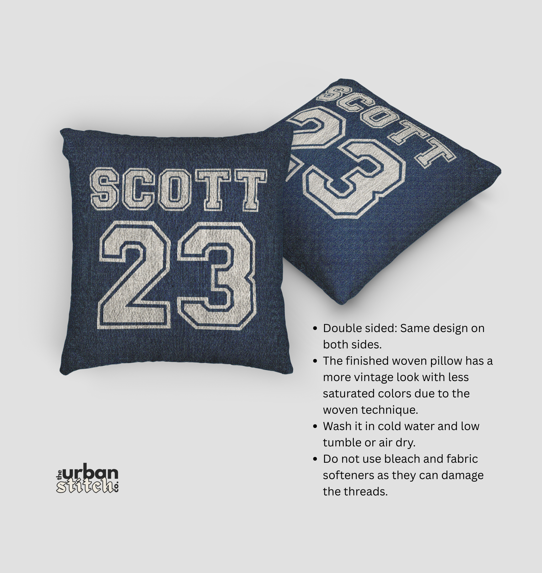 Scott 23 Woven Pillow | One Tree Hill Inspired product thumbnail image Scott 23 Woven Pillow | One Tree Hill Inspired product thumbnail image