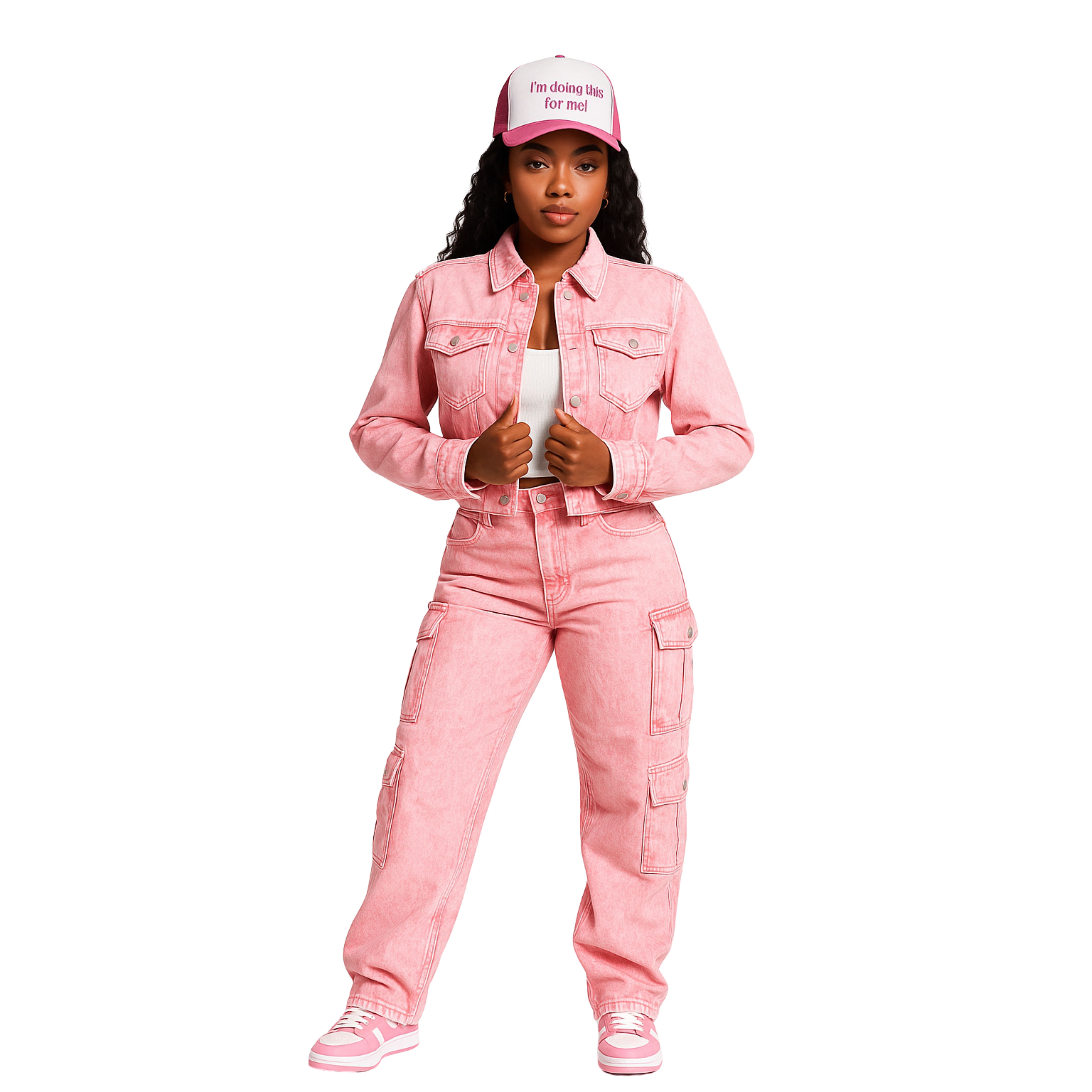 I'm Doing This For Me! Trucker Hat - Women's Self-Care Statement Cap product thumbnail image