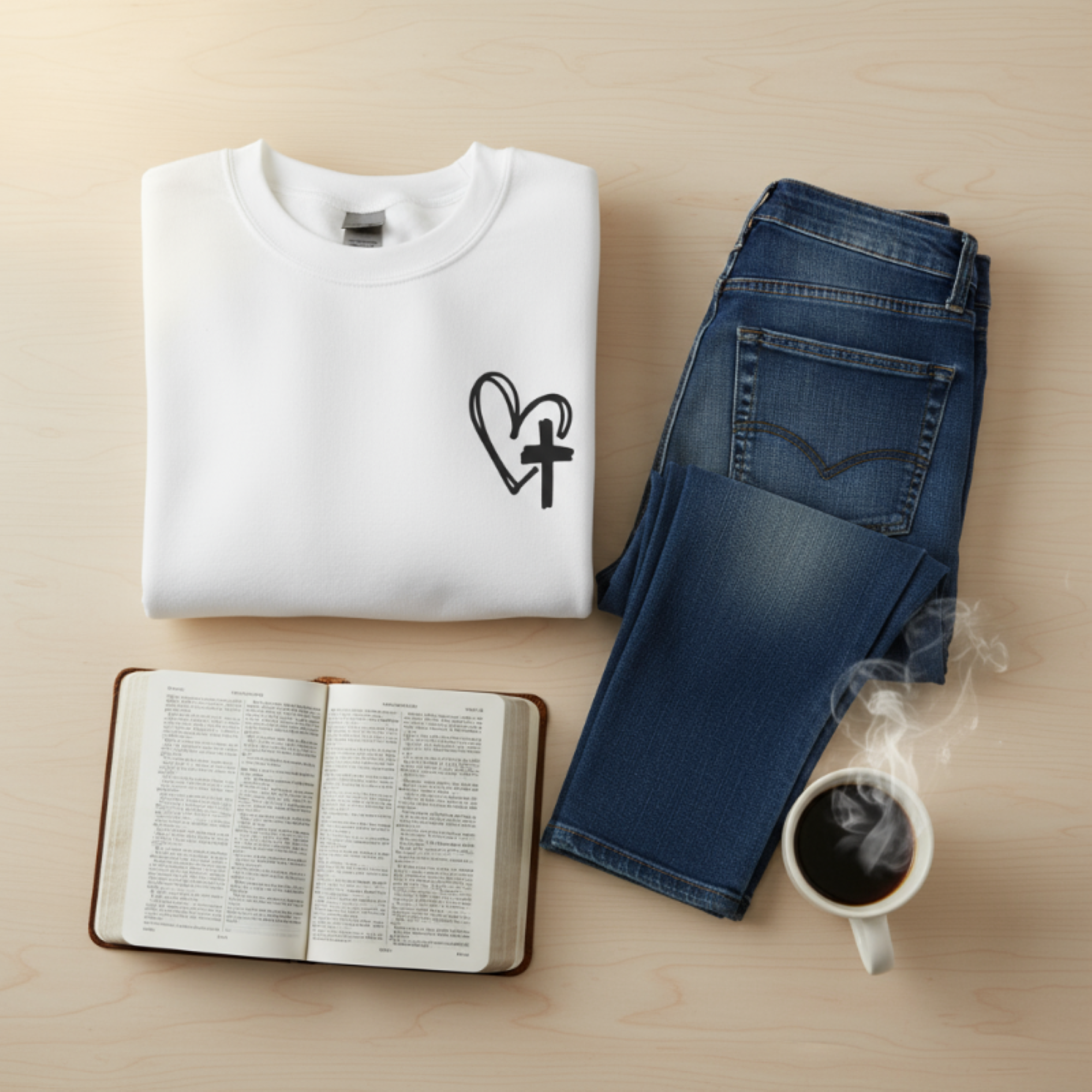 Trust God sweatshirt product thumbnail image Trust God sweatshirt product thumbnail image