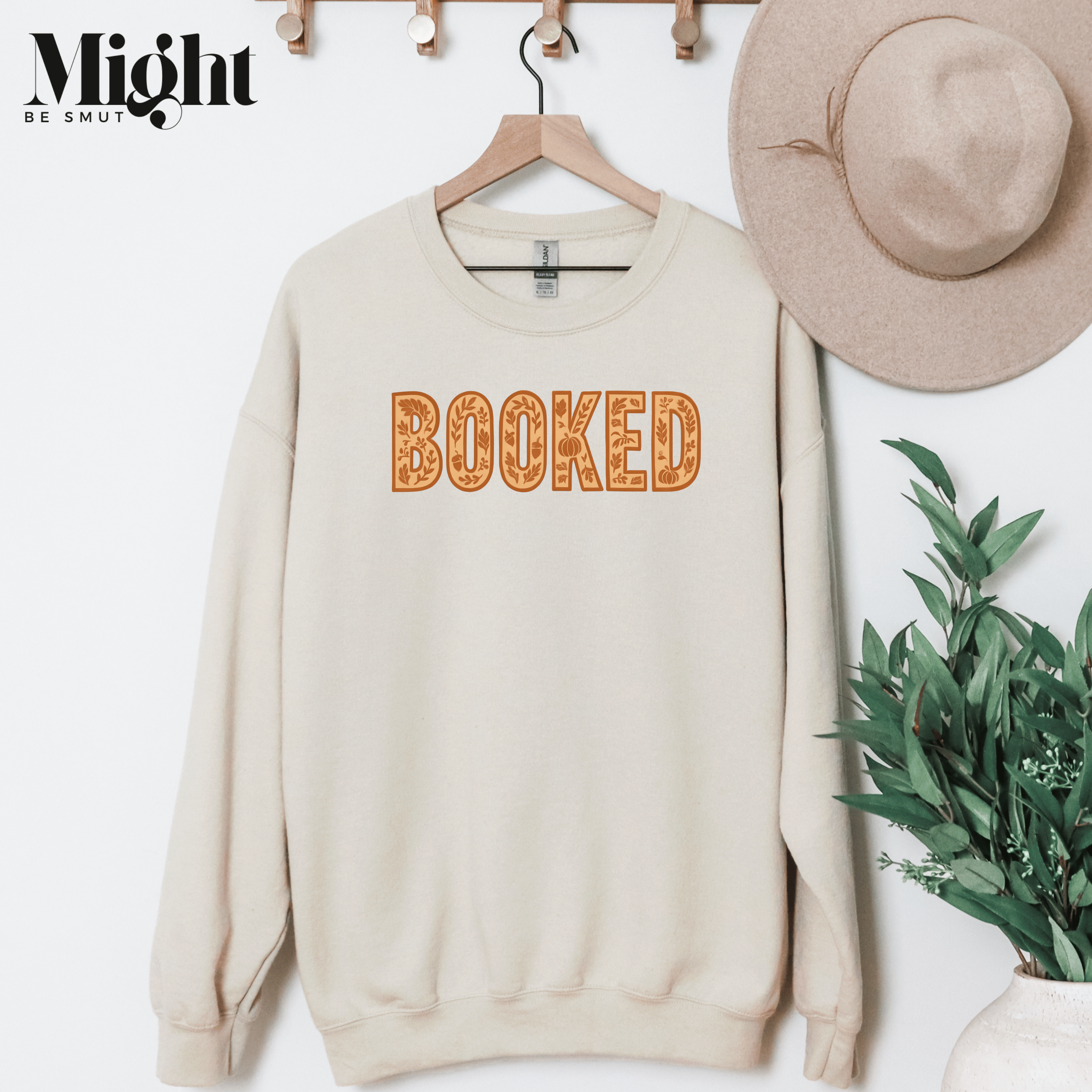 Booked Fall Crewneck Sweatshirt product thumbnail image Booked Fall Crewneck Sweatshirt product thumbnail image