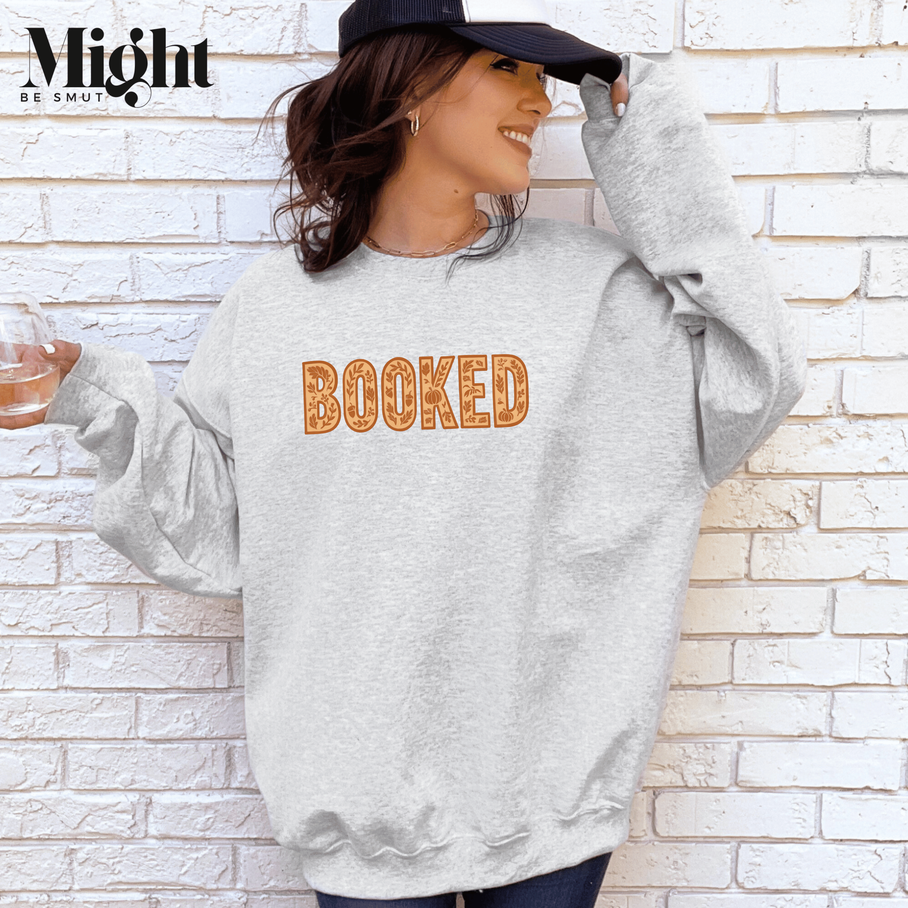 Booked Fall Crewneck Sweatshirt  product thumbnail image
