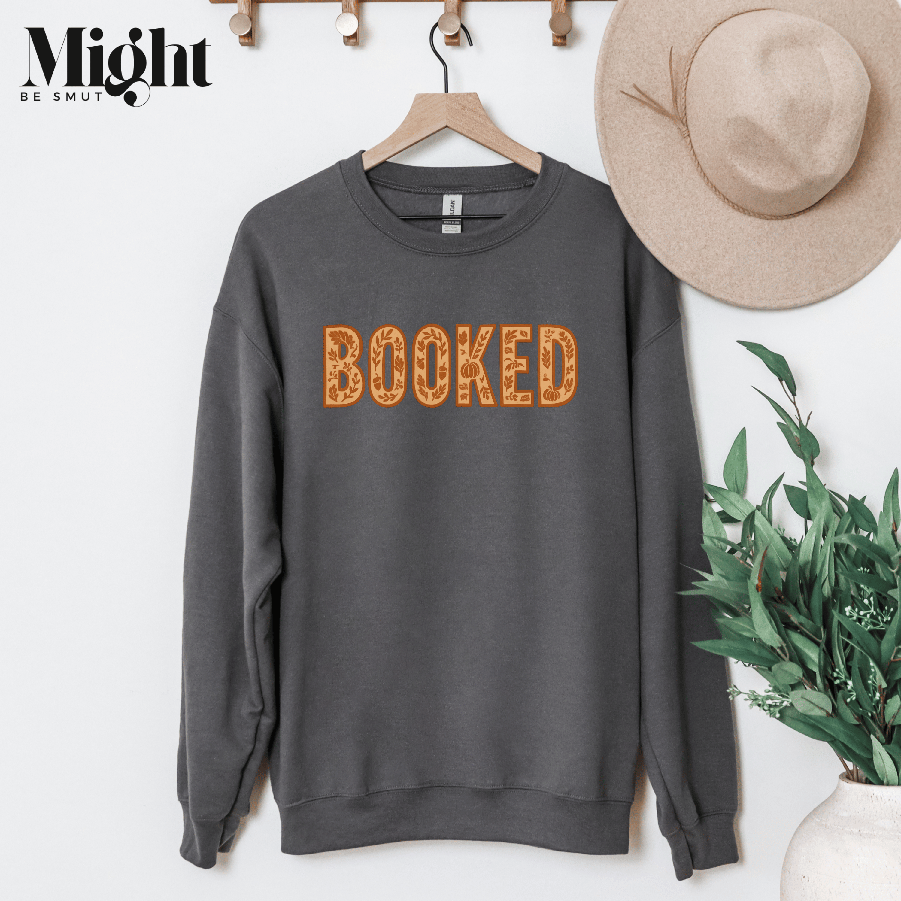 Booked Fall Crewneck Sweatshirt product thumbnail image Booked Fall Crewneck Sweatshirt product thumbnail image