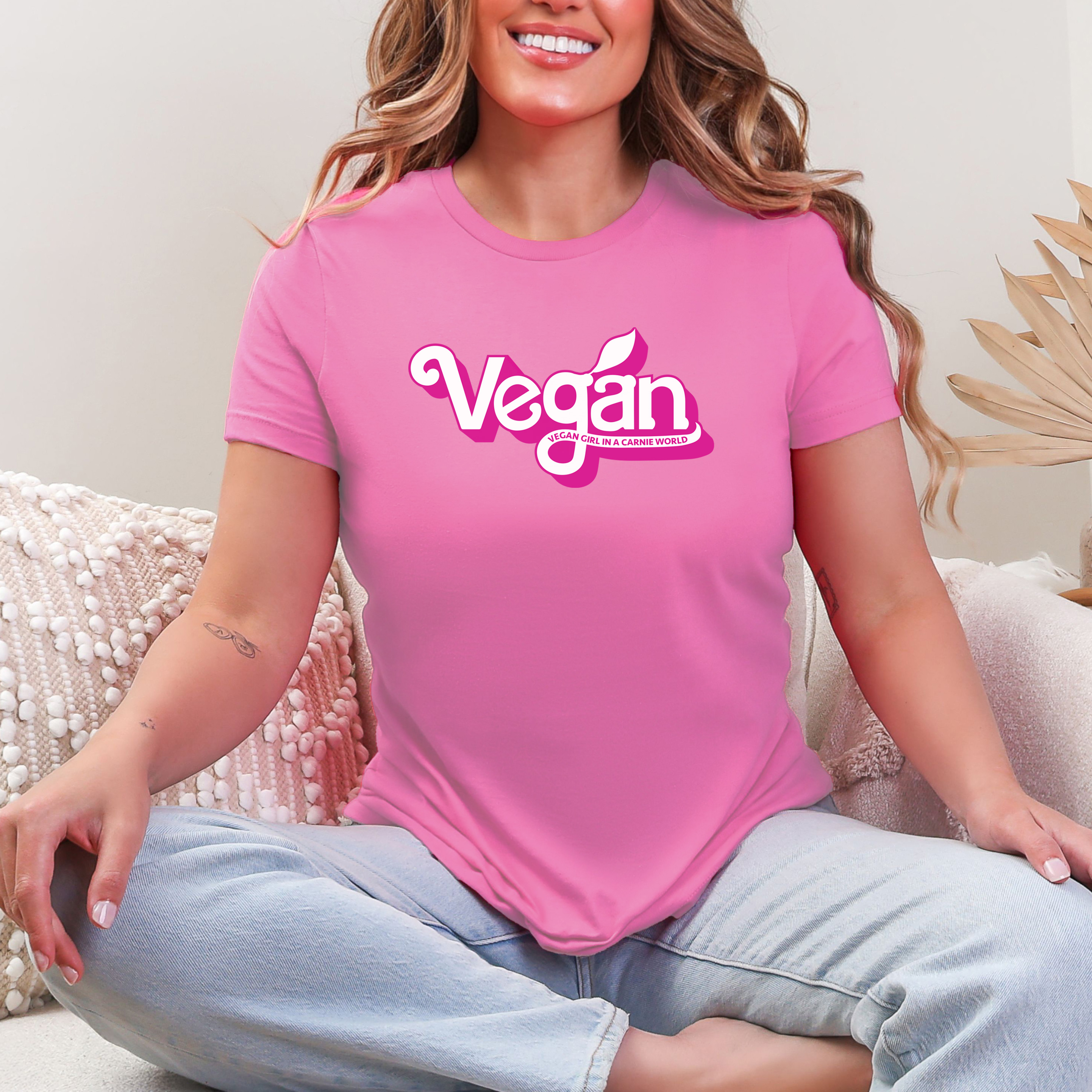 Vegan Girl In A Carnie World Graphic Tee product thumbnail image Vegan Girl In A Carnie World Graphic Tee product thumbnail image