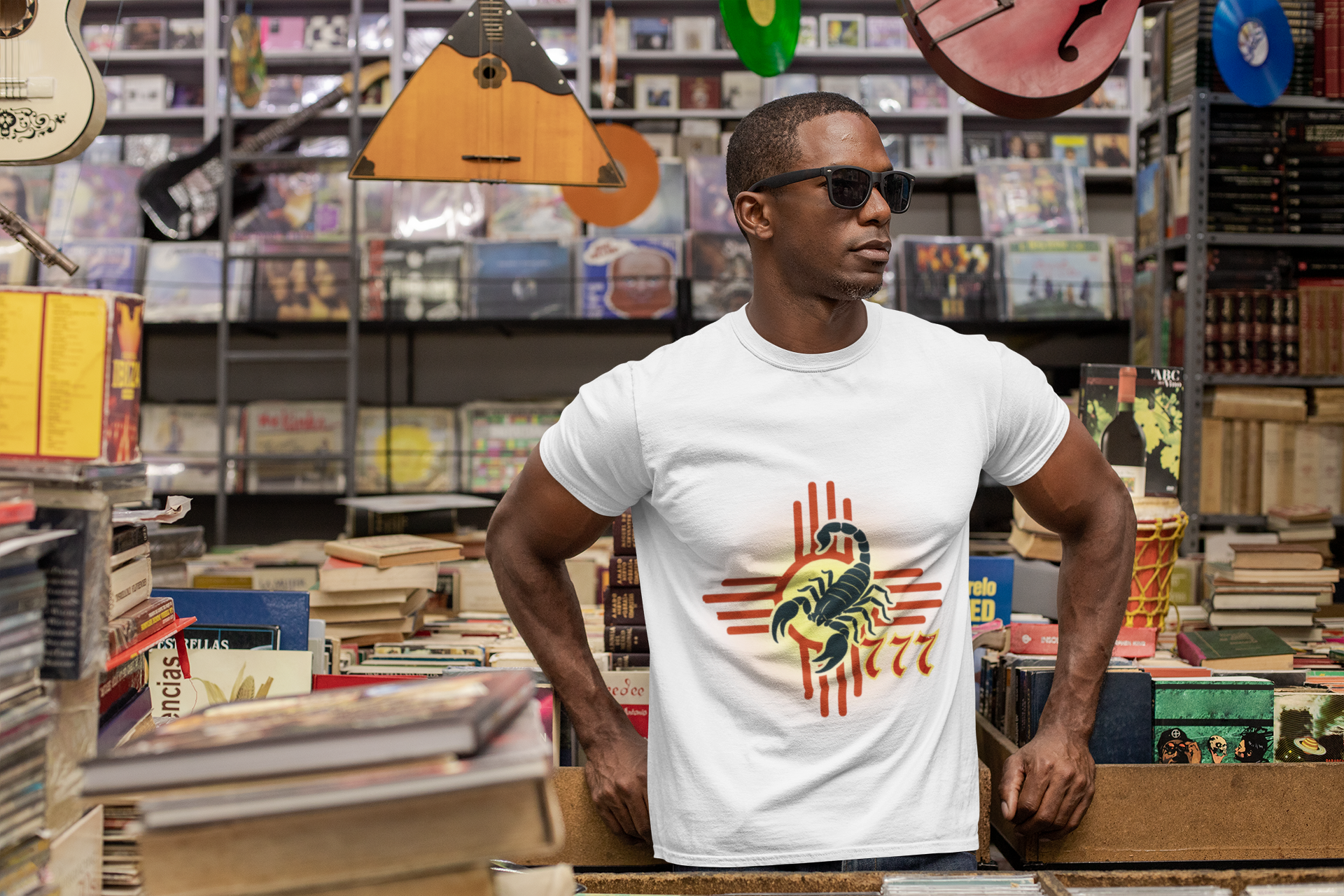 SAMPLE DESIGN~Warning: Scorpion Energy Unleashed – The Scorpio777 T-Shirt That Bites Back - Scorpion Zia Tee product thumbnail image SAMPLE DESIGN~Warning: Scorpion Energy Unleashed – The Scorpio777 T-Shirt That Bites Back - Scorpion Zia Tee product thumbnail image