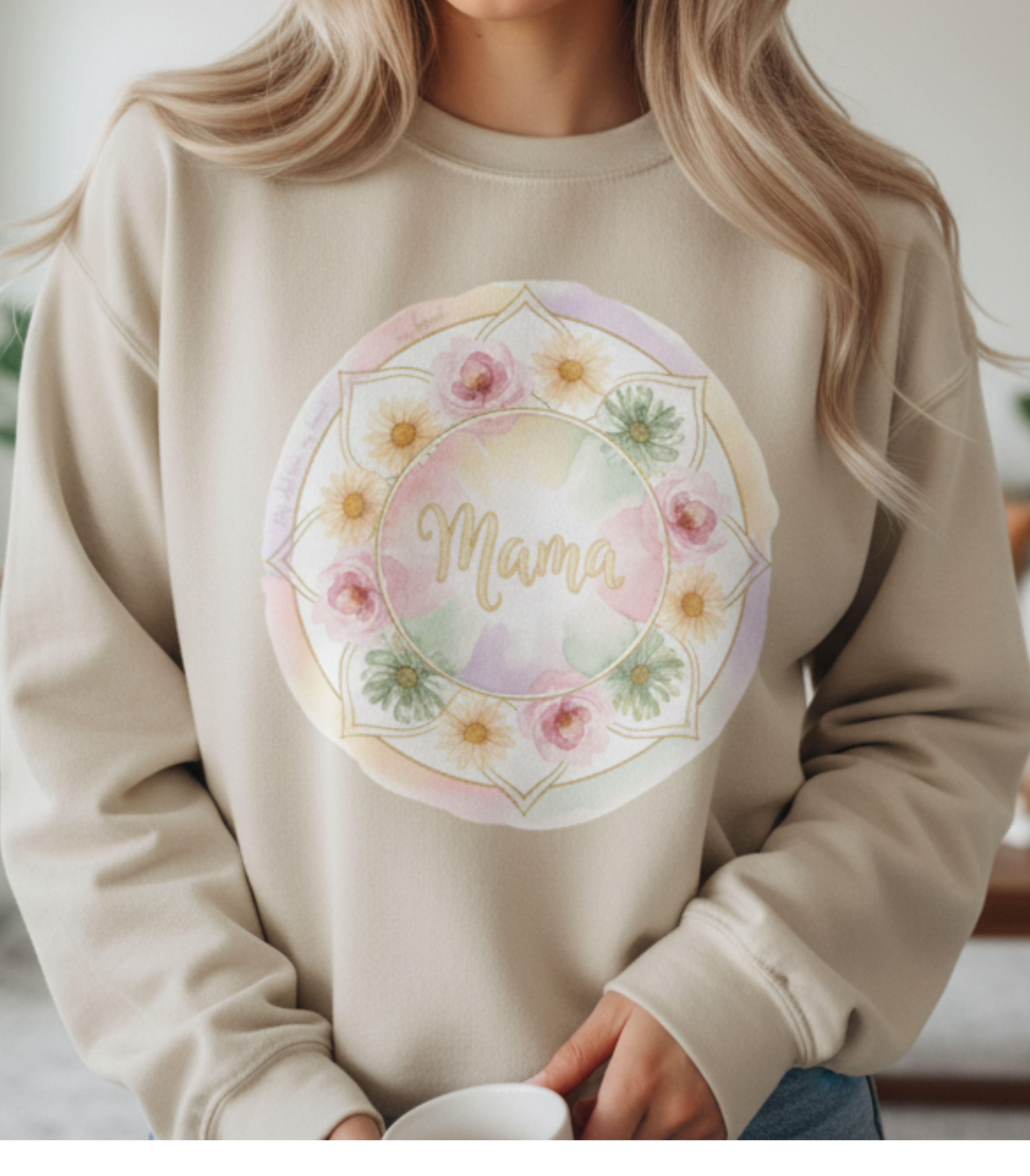 Mama Mandala Sweatshirt • Boho Mom Sweatshirt • Mindful Mama Crewneck • Cozy Mandala Mom Gift • Spiritual Mother’s Day or Christmas Gift product thumbnail image Mama Mandala Sweatshirt • Boho Mom Sweatshirt • Mindful Mama Crewneck • Cozy Mandala Mom Gift • Spiritual Mother’s Day or Christmas Gift product thumbnail image