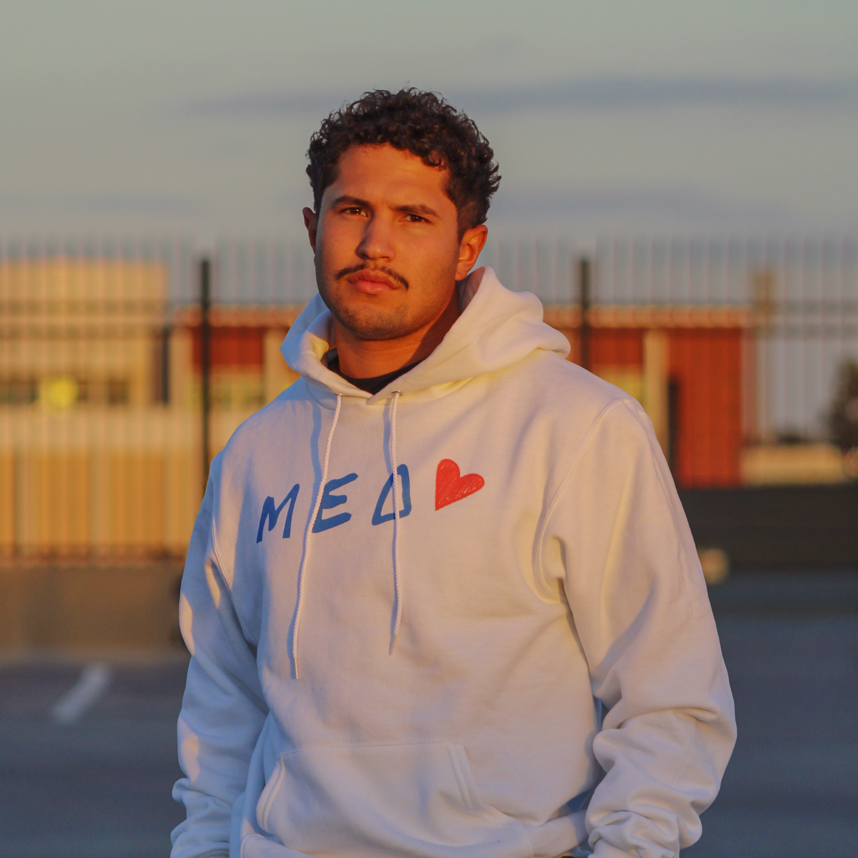 MEΔ Skull &amp; Heart Hoodie