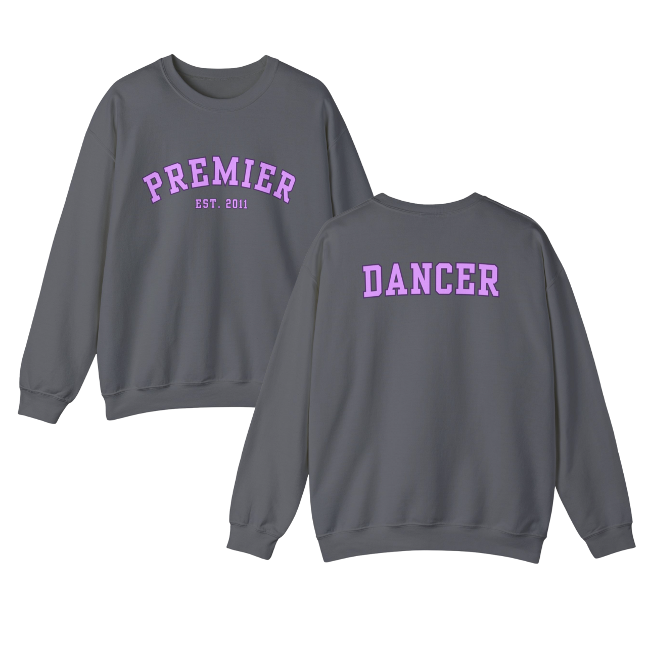 Premier Dancer Crewneck Sweatshirt for Dance Lovers, Cozy Unisex Sweatshirt, Gift for Dancers, Stylish Dance Apparel, Trendy Fitness Wear