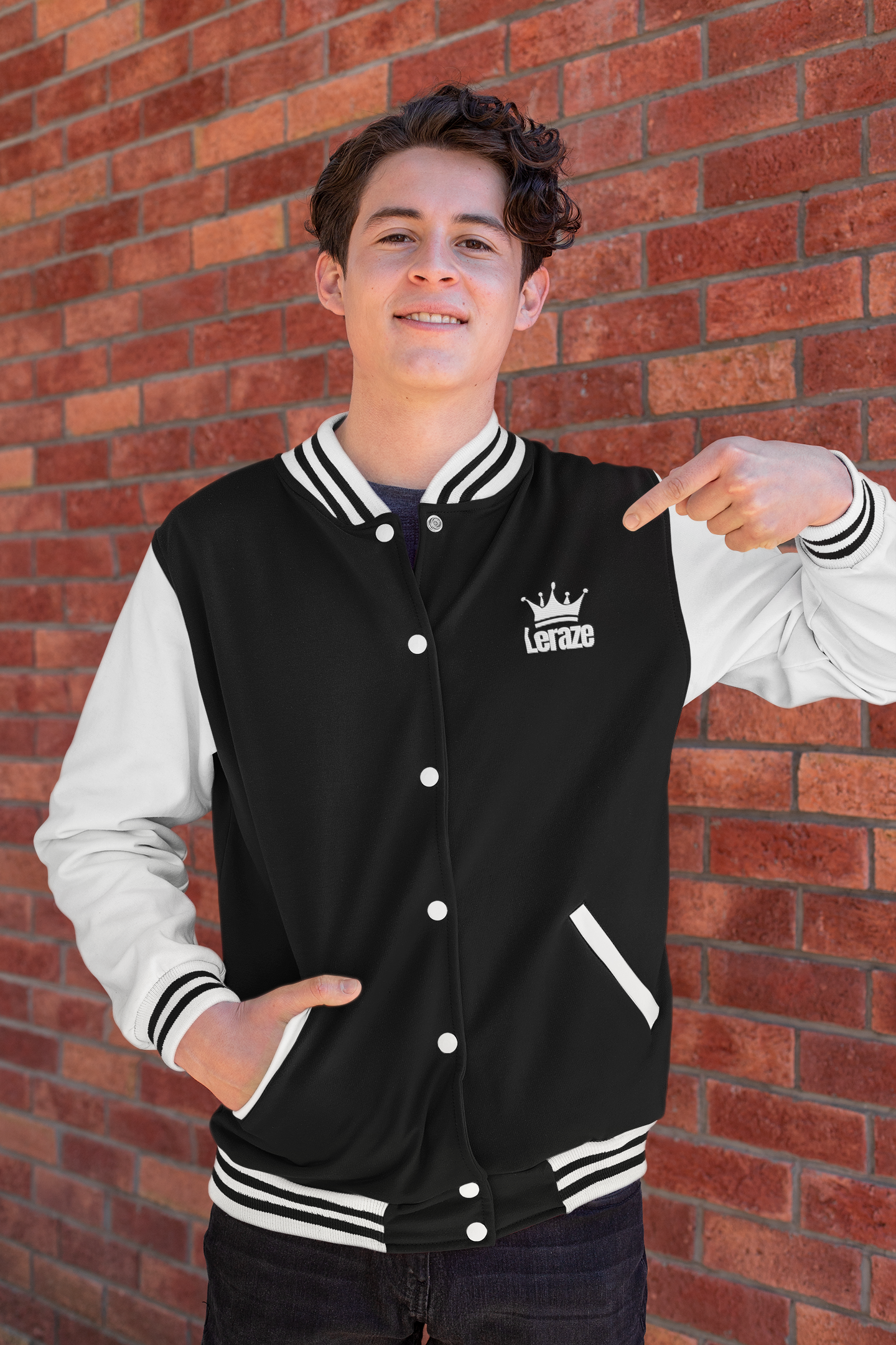 Stylish Unisex Letterman Jacket, Trendy Varsity Style Jacket, Casual Wear for All Seasons, Perfect Gift for Students, Birthday Jacket Leraze Collection  product thumbnail image