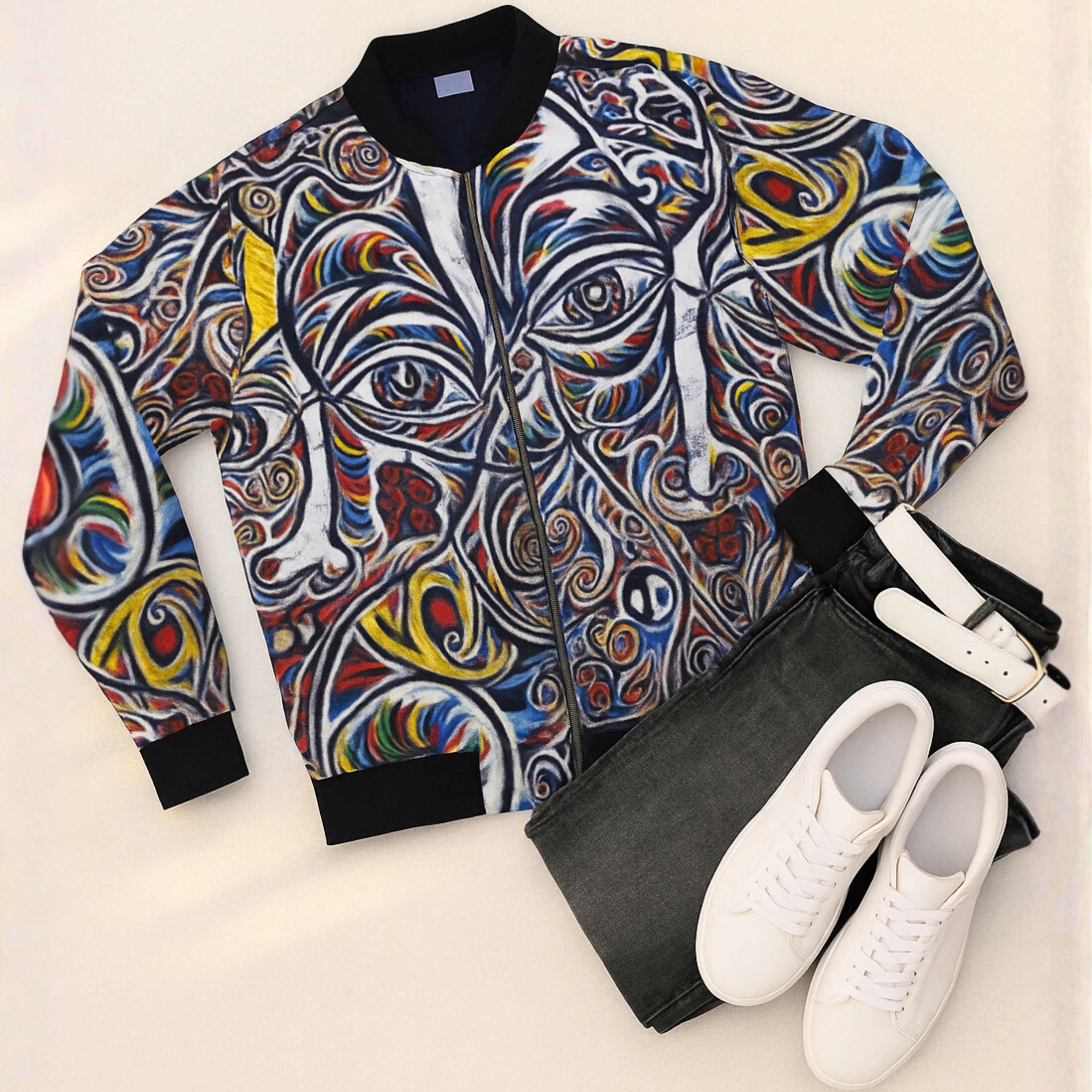 Unisex "Renaissance" Bomber Jacket (AOP) product thumbnail image Unisex "Renaissance" Bomber Jacket (AOP) product thumbnail image