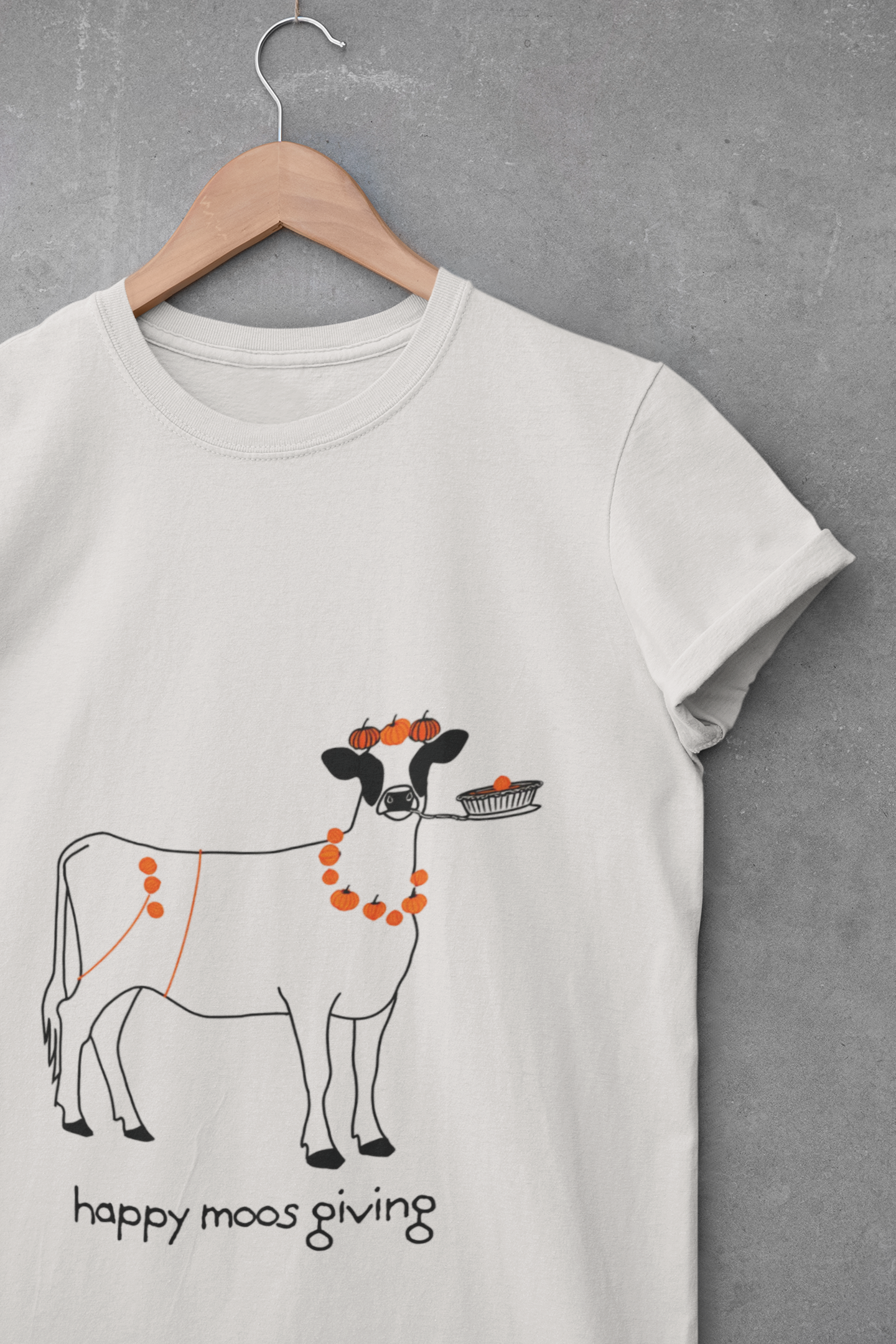 "Happy Moosgiving" Front Print Tee product thumbnail image "Happy Moosgiving" Front Print Tee product thumbnail image