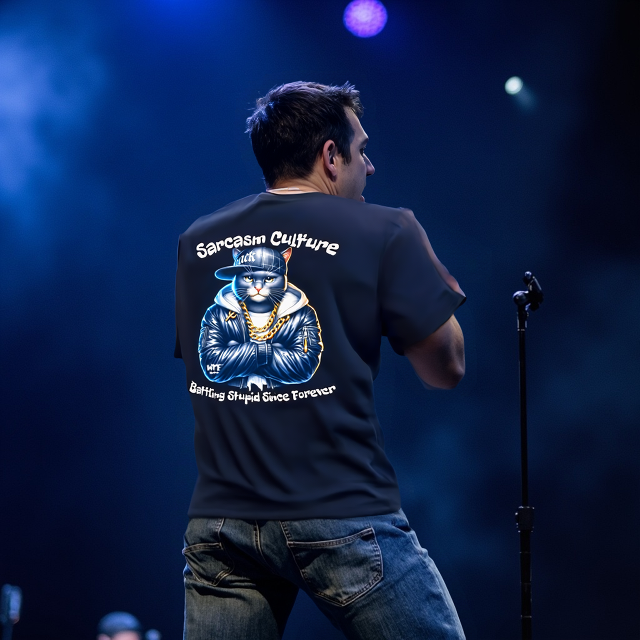 Sarcasm Culture Battling Stupid Since Forever Tee product thumbnail image Sarcasm Culture Battling Stupid Since Forever Tee product thumbnail image