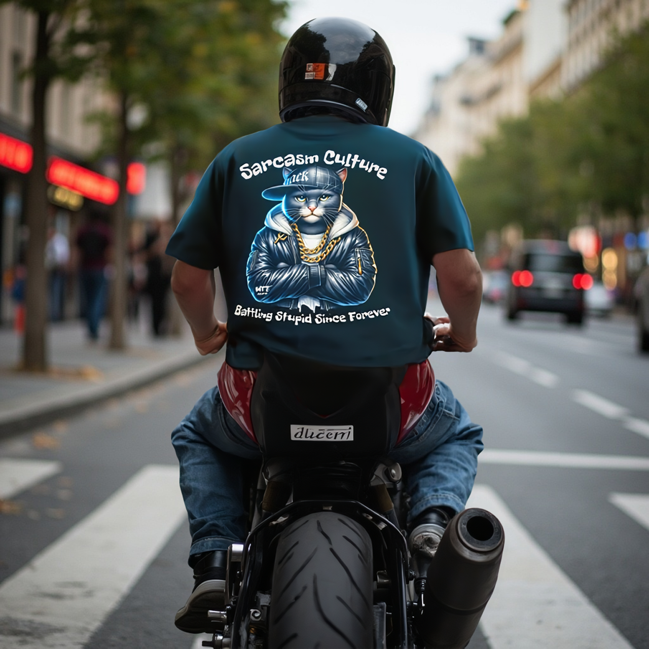 Sarcasm Culture Battling Stupid Since Forever Tee product thumbnail image