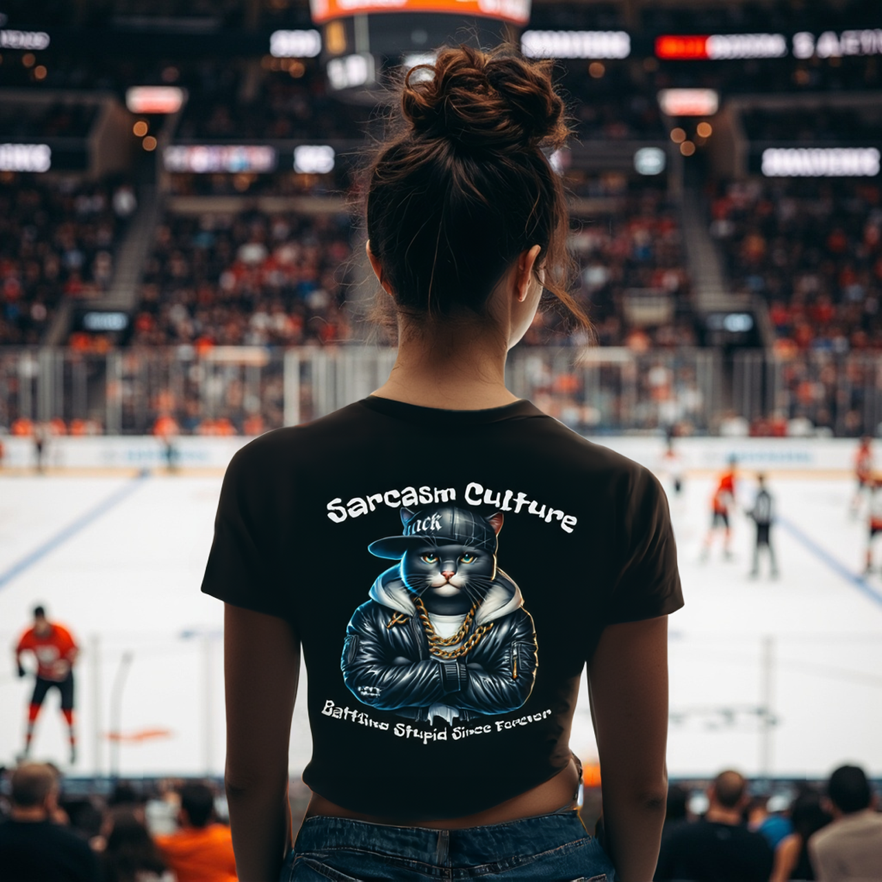 Sarcasm Culture Battling Stupid Since Forever Tee product thumbnail image