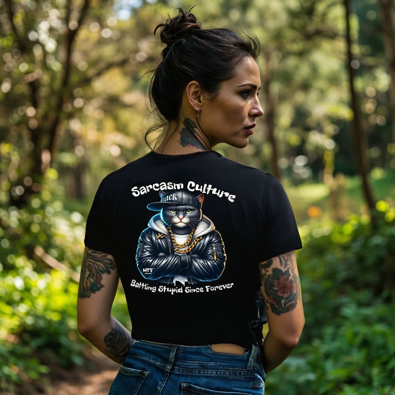 Sarcasm Culture Battling Stupid Since Forever Tee product thumbnail image