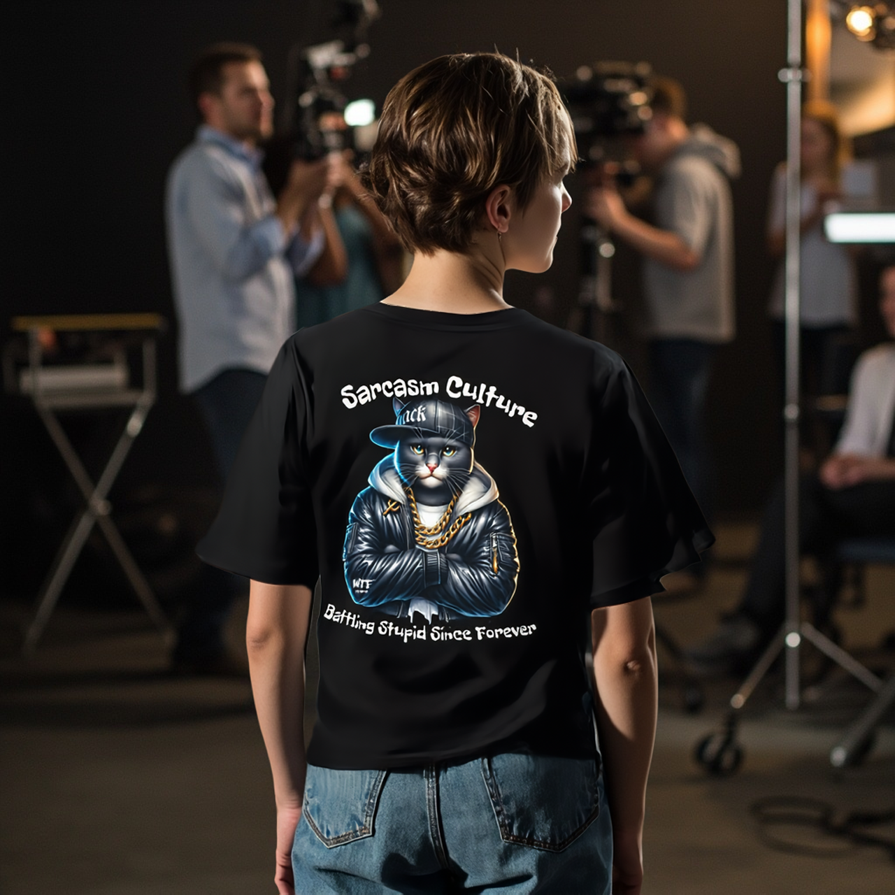 Sarcasm Culture Battling Stupid Since Forever Tee product thumbnail image