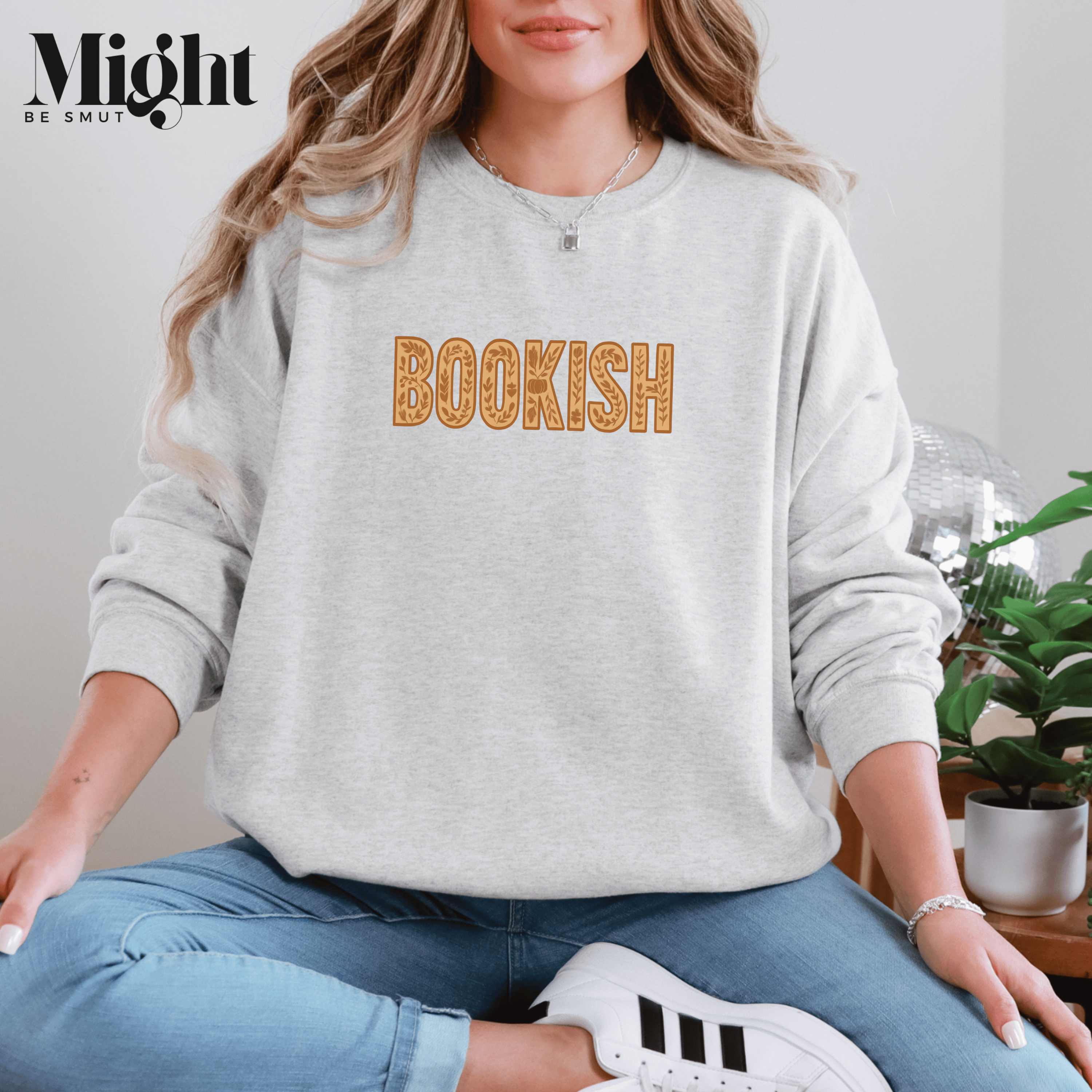 Bookish Fall Crewneck Sweatshirt product thumbnail image Bookish Fall Crewneck Sweatshirt product thumbnail image