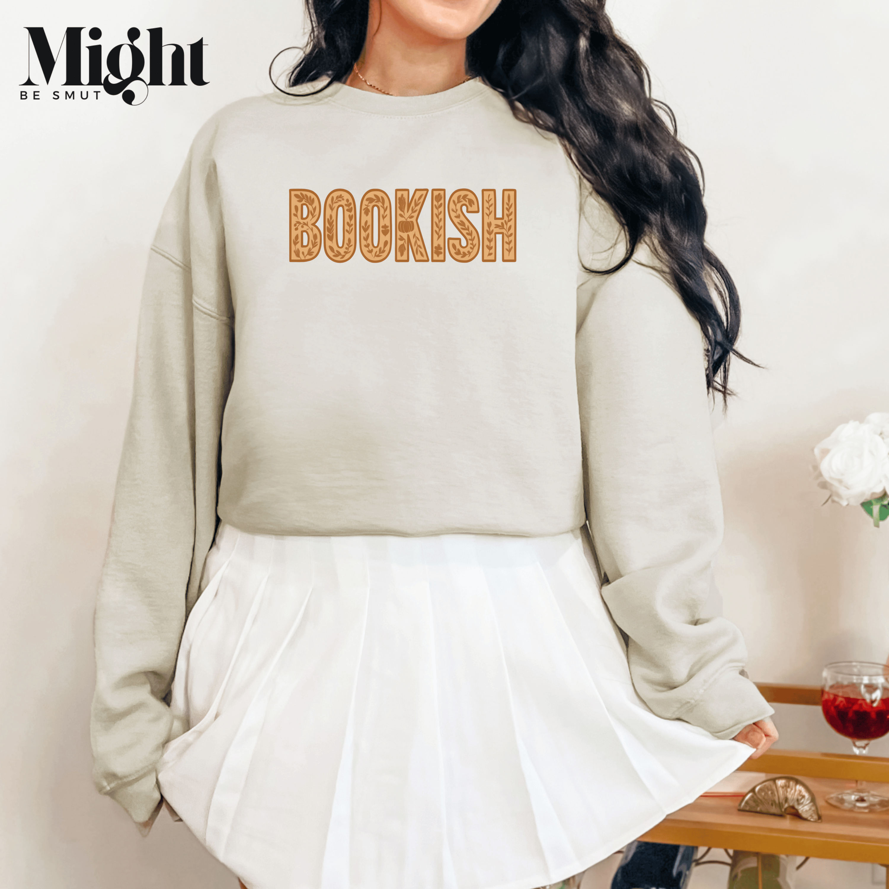 Bookish Fall Crewneck Sweatshirt product thumbnail image Bookish Fall Crewneck Sweatshirt product thumbnail image