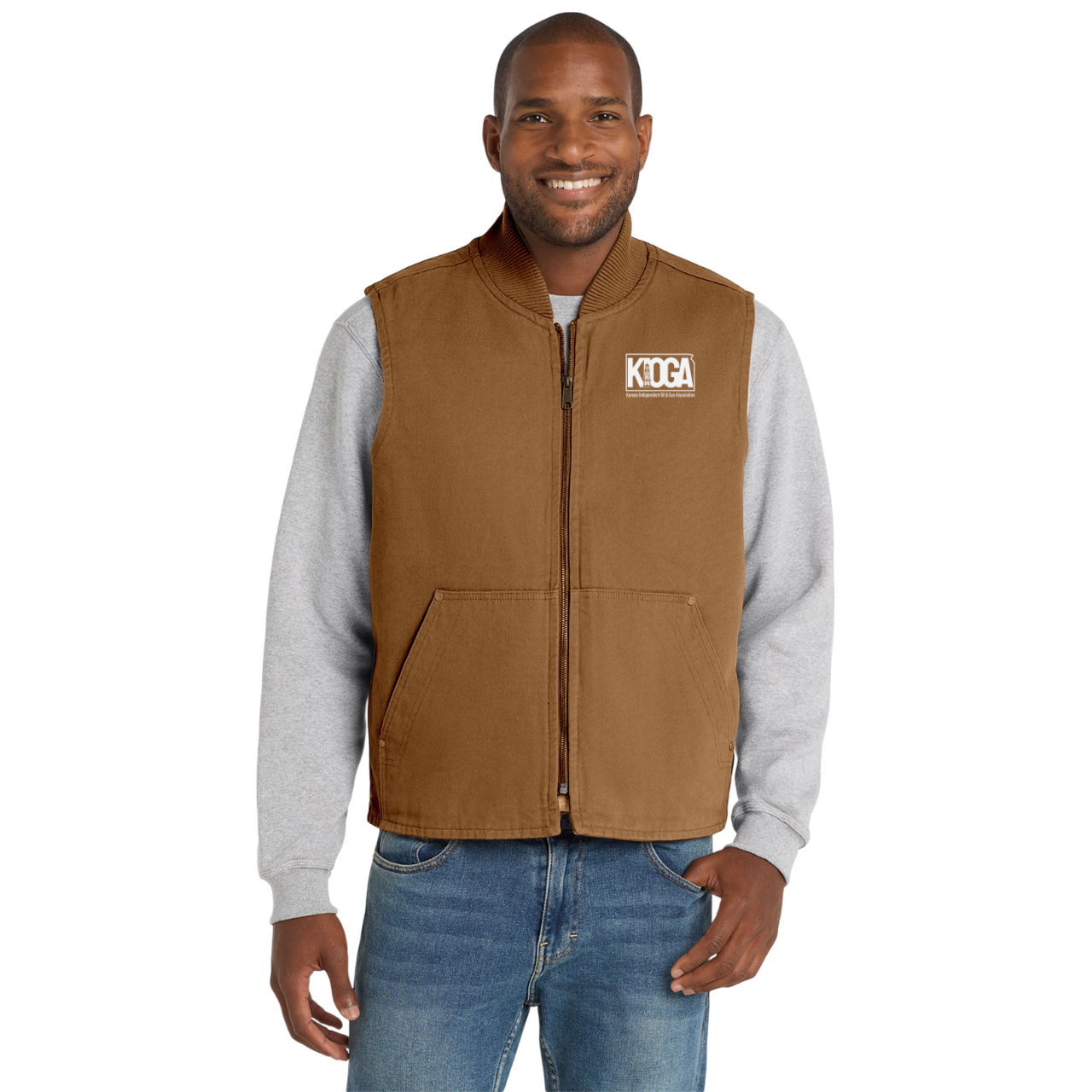 Work Cloth Vest — KIOGA Logo product thumbnail image Work Cloth Vest — KIOGA Logo product thumbnail image