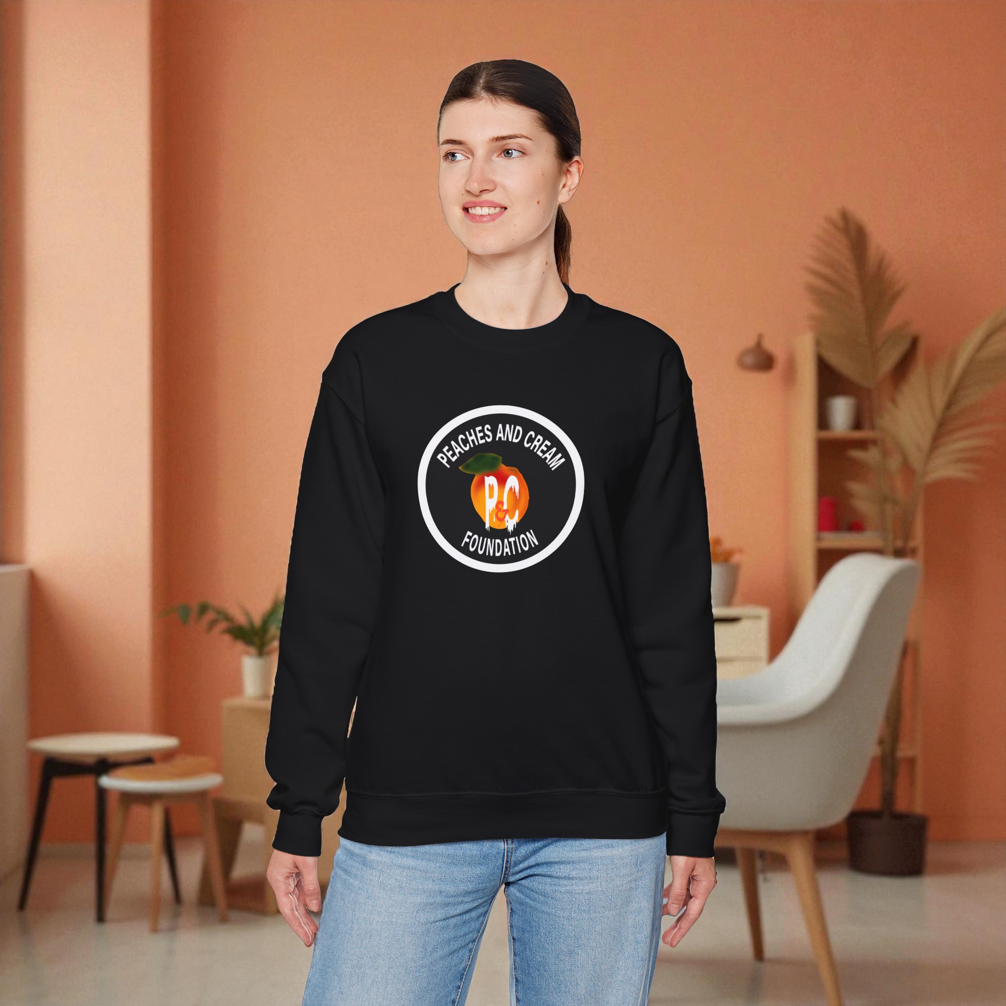 PNCF Logo Unisex Heavy Blend™ Crewneck Sweatshirt product thumbnail image