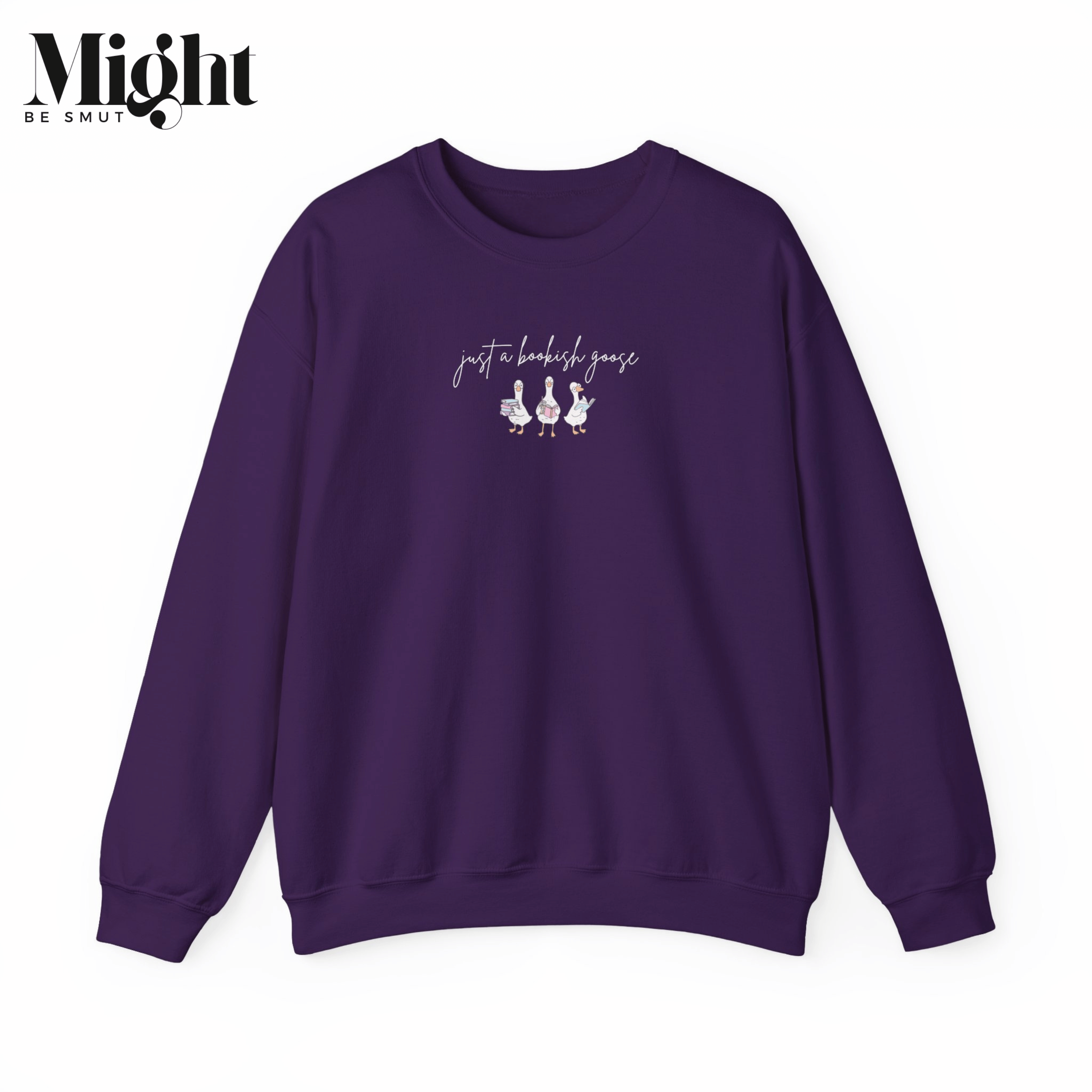 Just A Bookish Goose Crewneck Sweatshirt product thumbnail image Just A Bookish Goose Crewneck Sweatshirt product thumbnail image