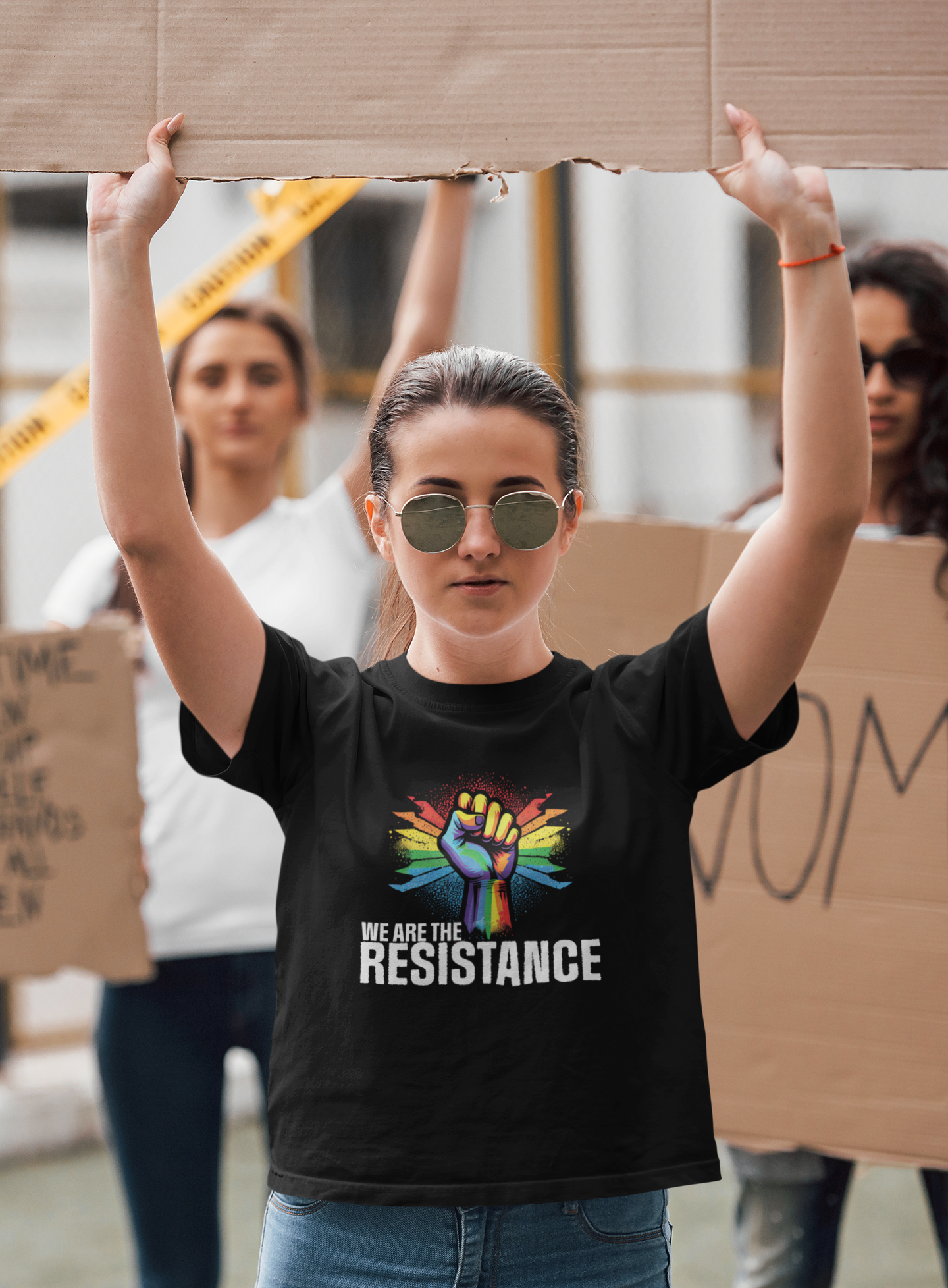 We Are The Resistance, Pride, LGBTQ+ Tee- Super Soft Unisex Short Sleeve  product thumbnail image