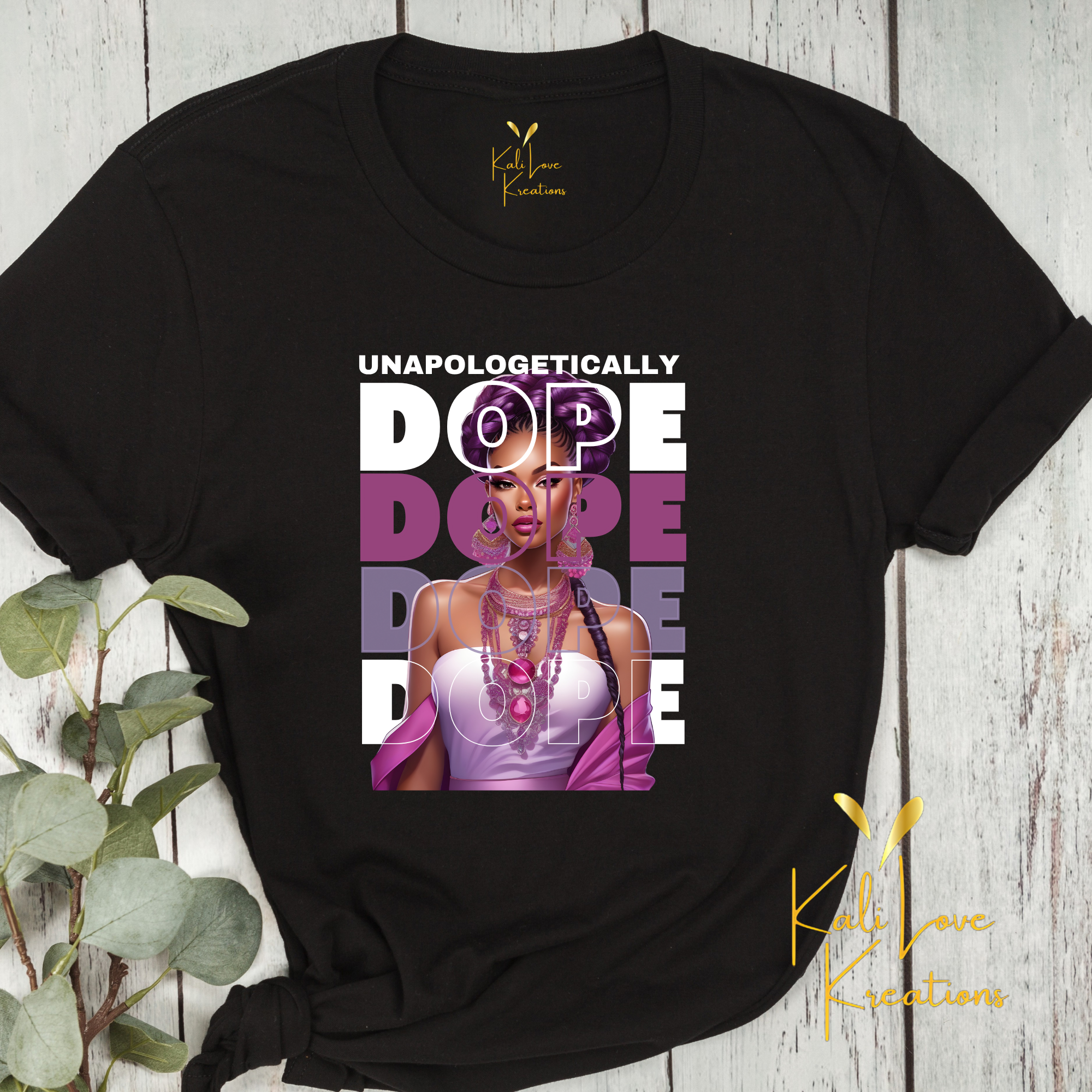 Unapologetically Dope Unisex Softstyle Cotton T-Shirt (Purple) product thumbnail image Unapologetically Dope Unisex Softstyle Cotton T-Shirt (Purple) product thumbnail image