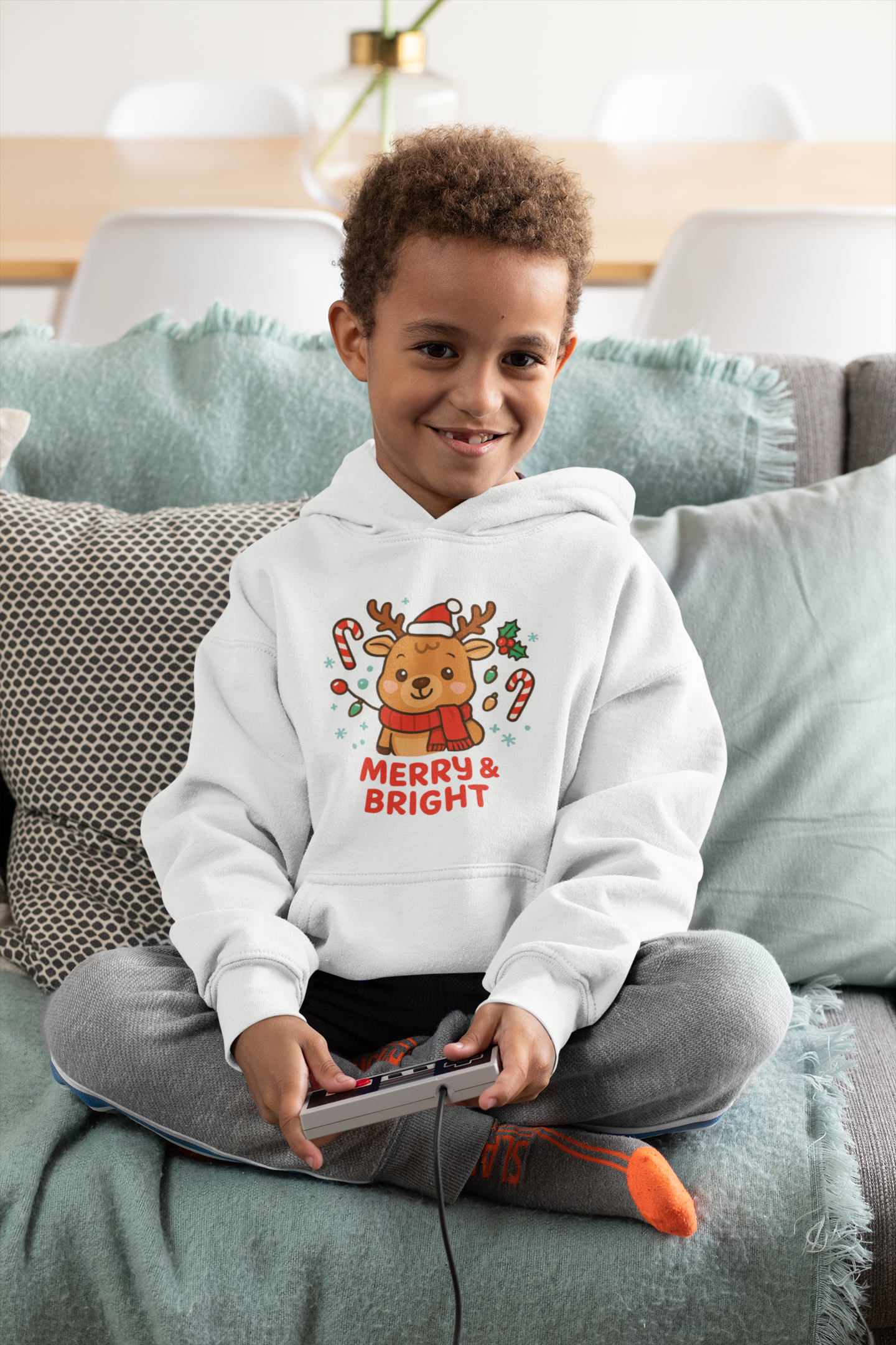 Merry & Bright Youth Hoodie product thumbnail image Merry & Bright Youth Hoodie product thumbnail image