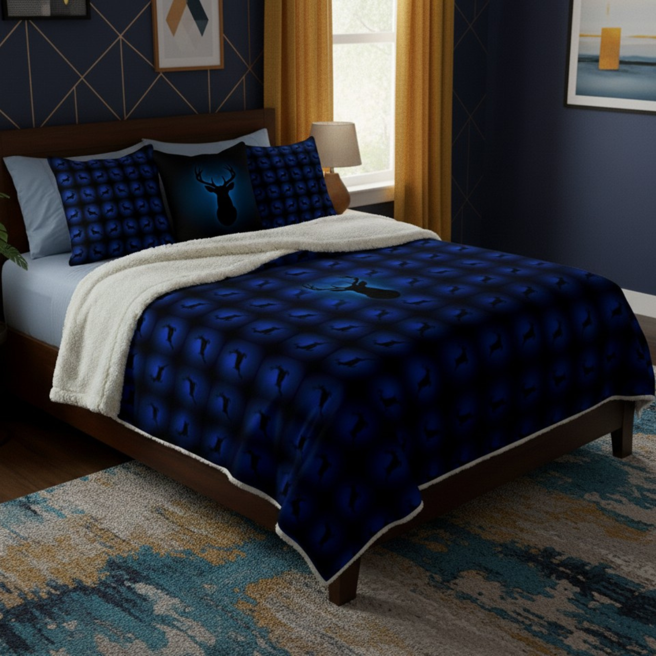 The Electric Crown - Faux-Suede Pillowcase product thumbnail image The Electric Crown - Faux-Suede Pillowcase product thumbnail image