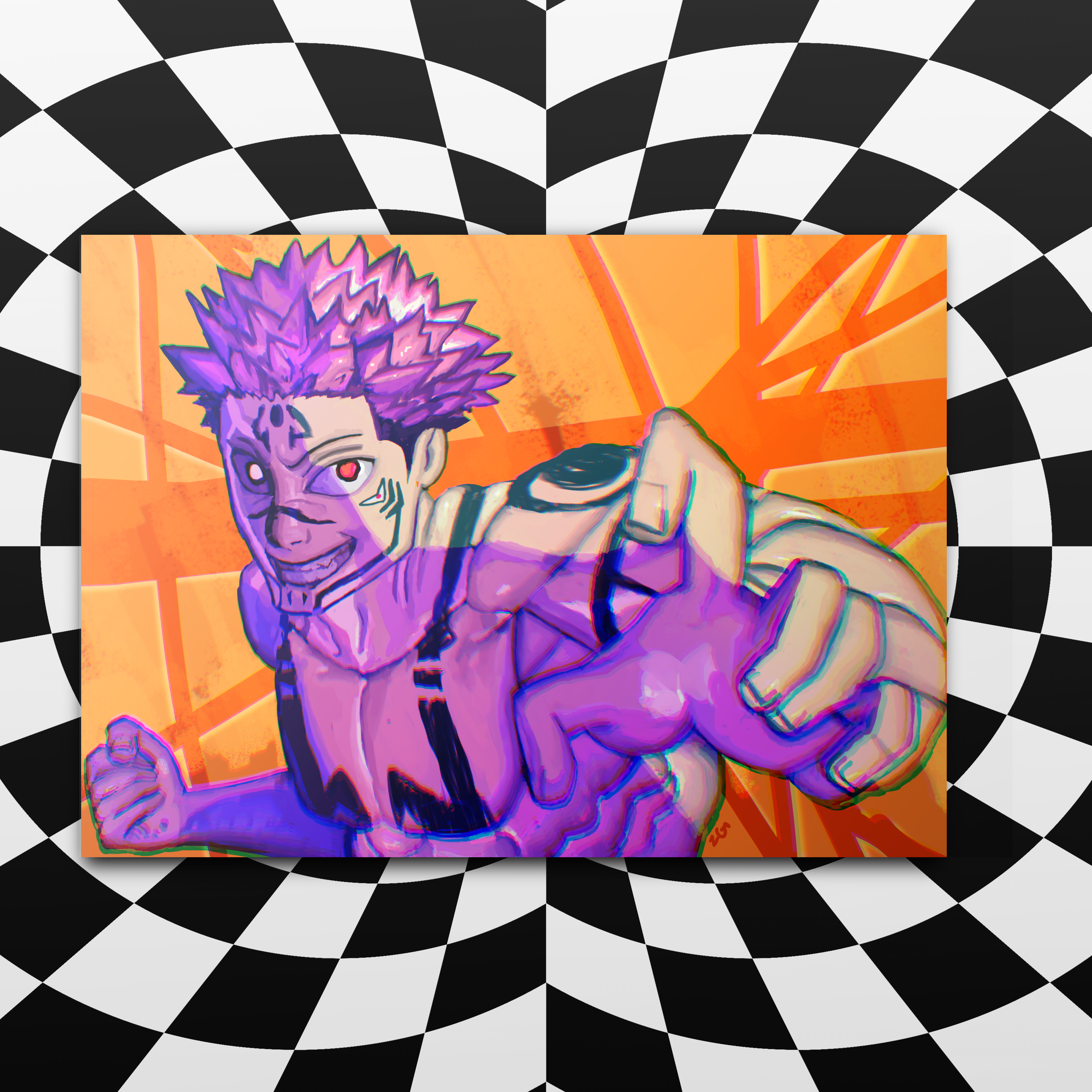 Sukuna JJK Print product thumbnail image Sukuna JJK Print product thumbnail image