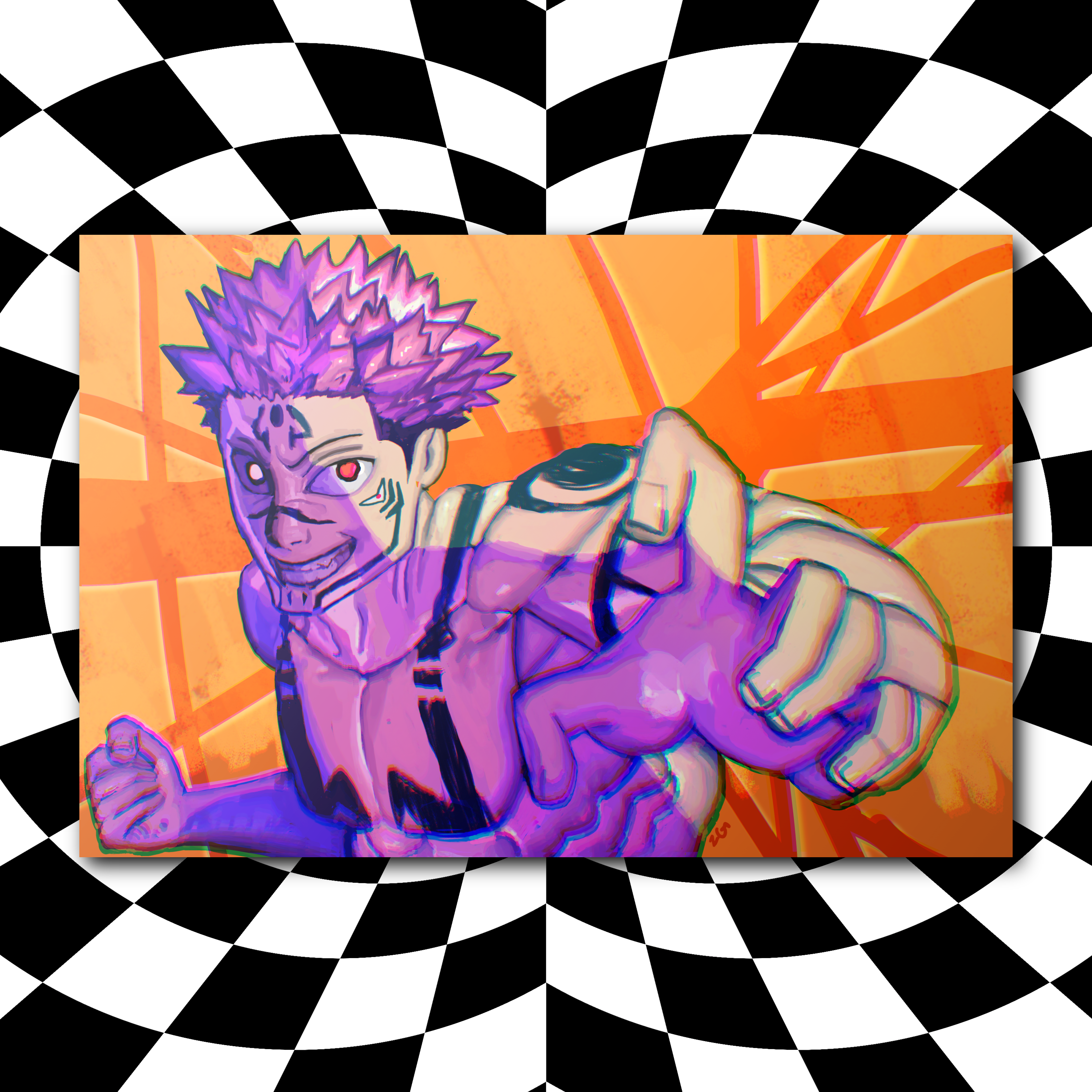 Sukuna JJK Print product thumbnail image Sukuna JJK Print product thumbnail image