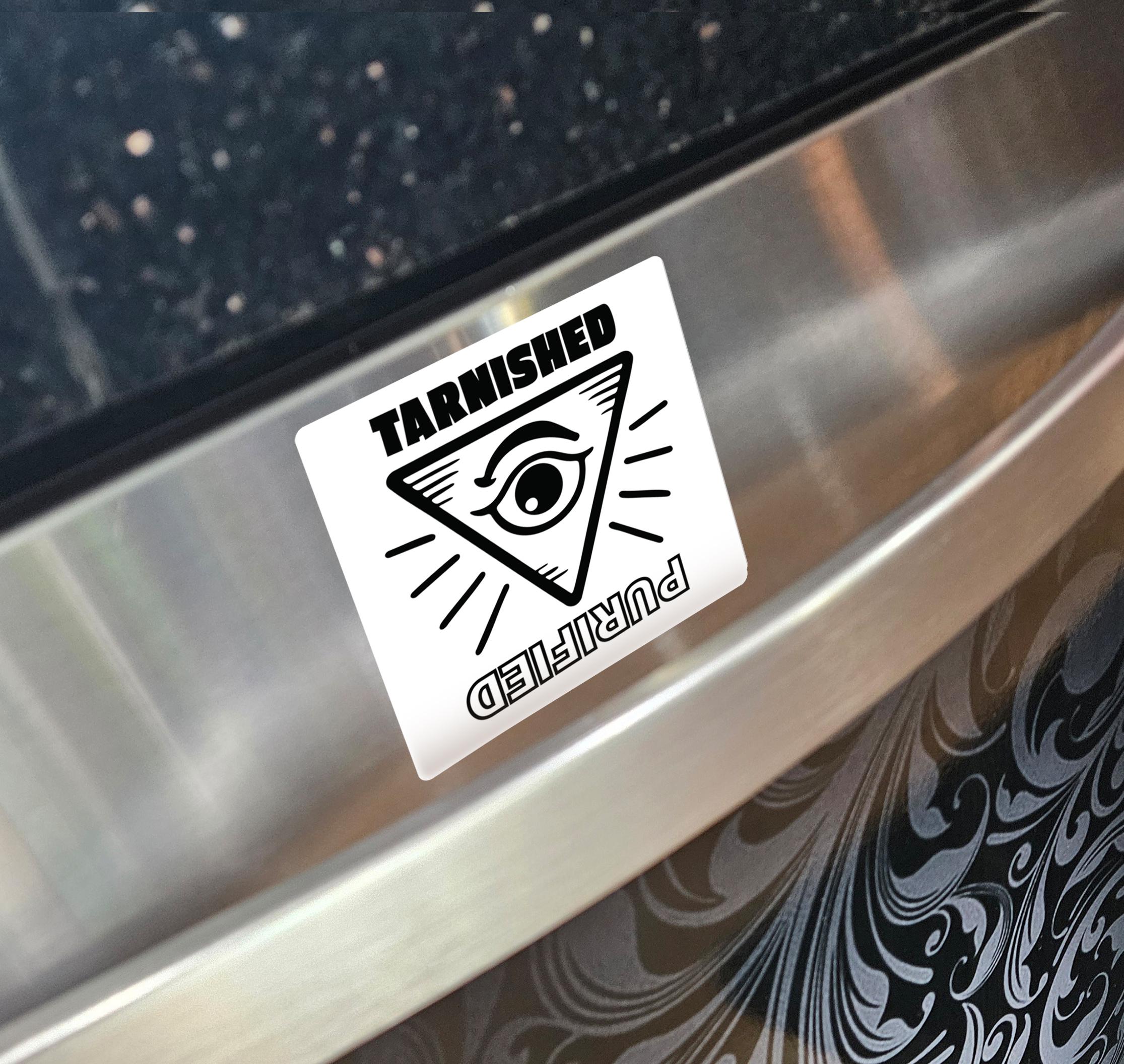 Occult All-Seeing Eye Dishwasher Magnet, Reversible Kitchen Magnet for Gothic Souls, Celestial Dishwasher Decor, Witchy Kitchen Accessories product thumbnail image
